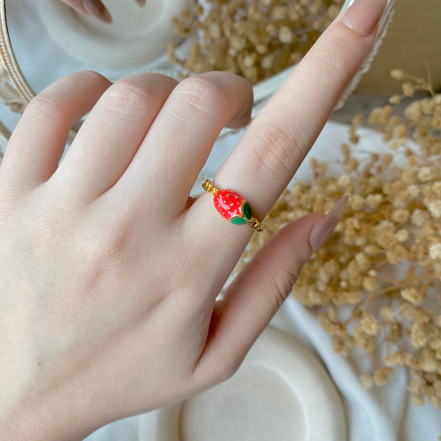 #50025 Copper Gold Plated Ring