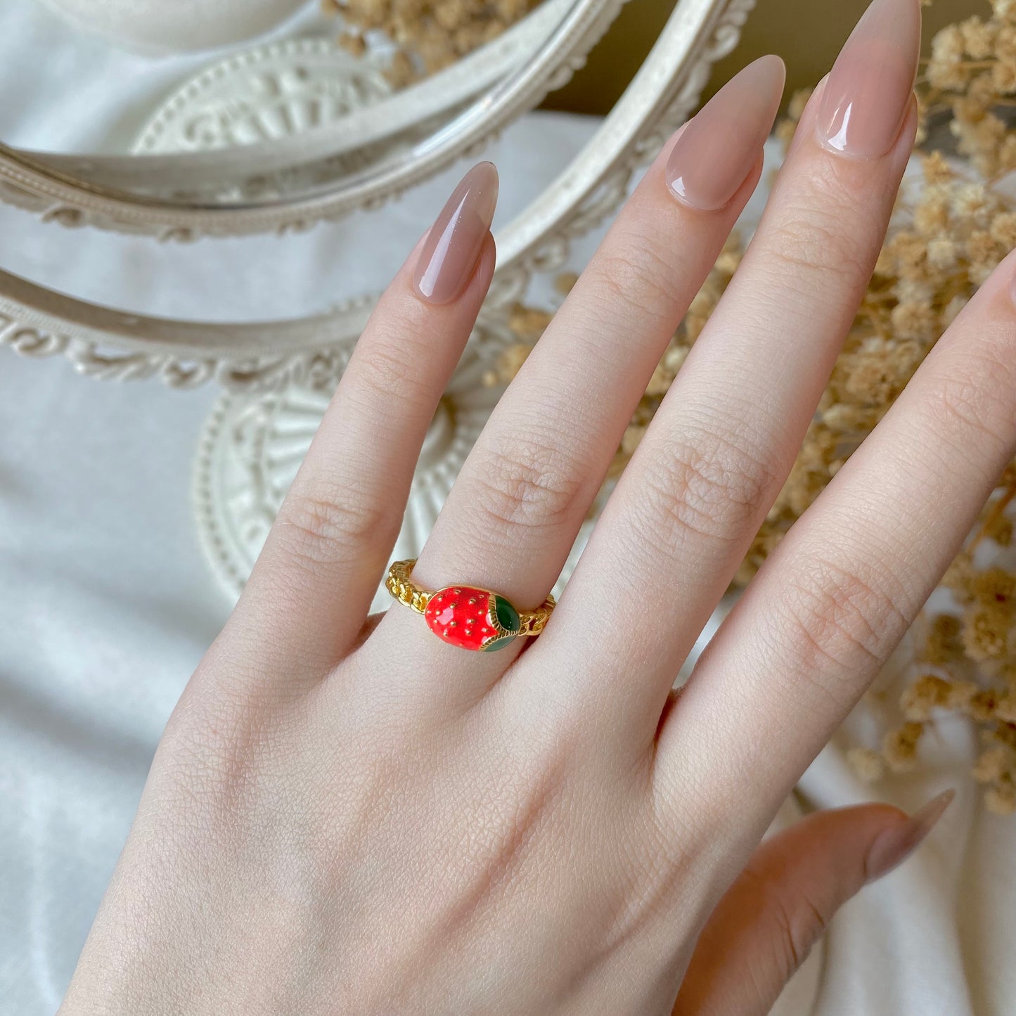 #50025 Copper Gold Plated Ring