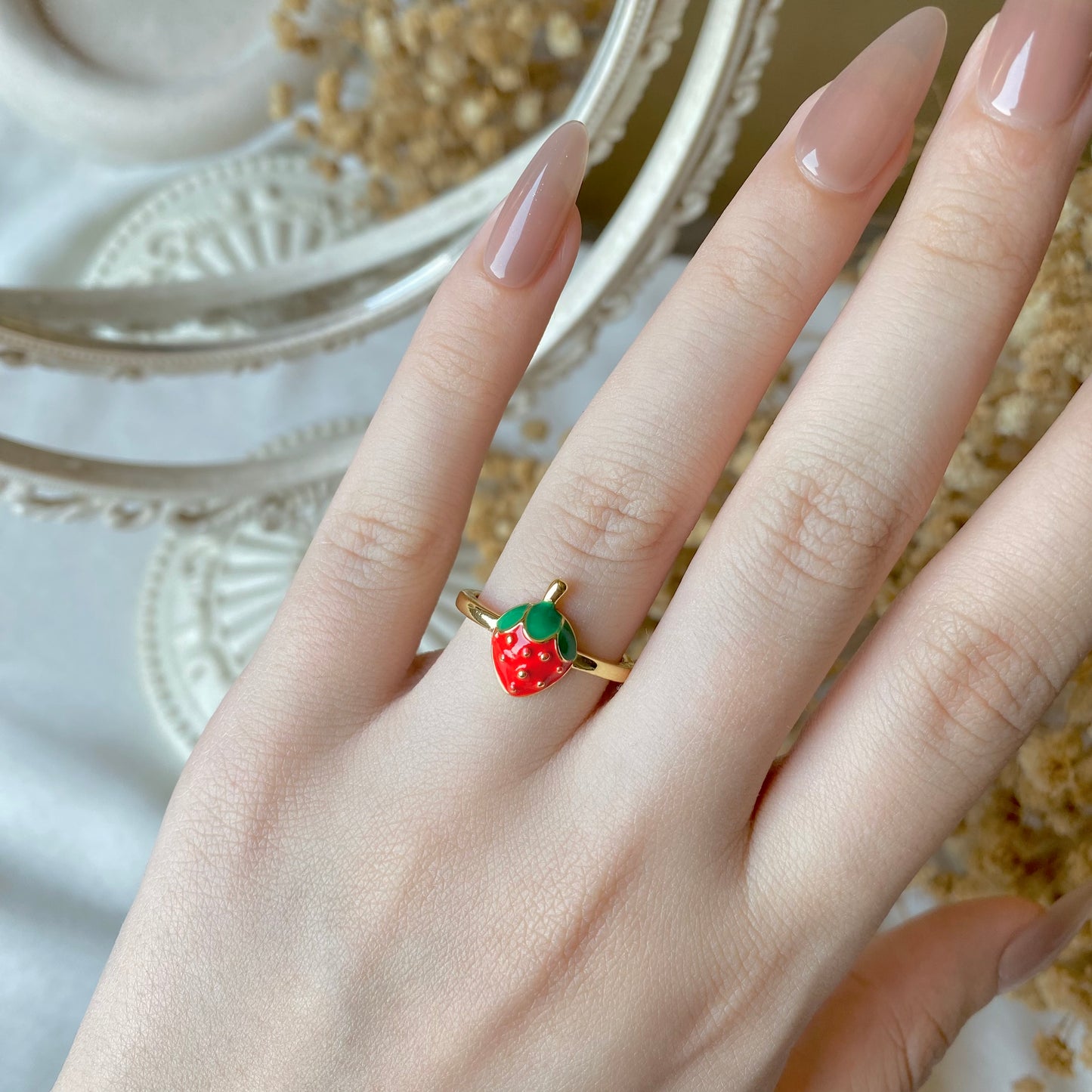 #50027 Copper Gold Plated Ring