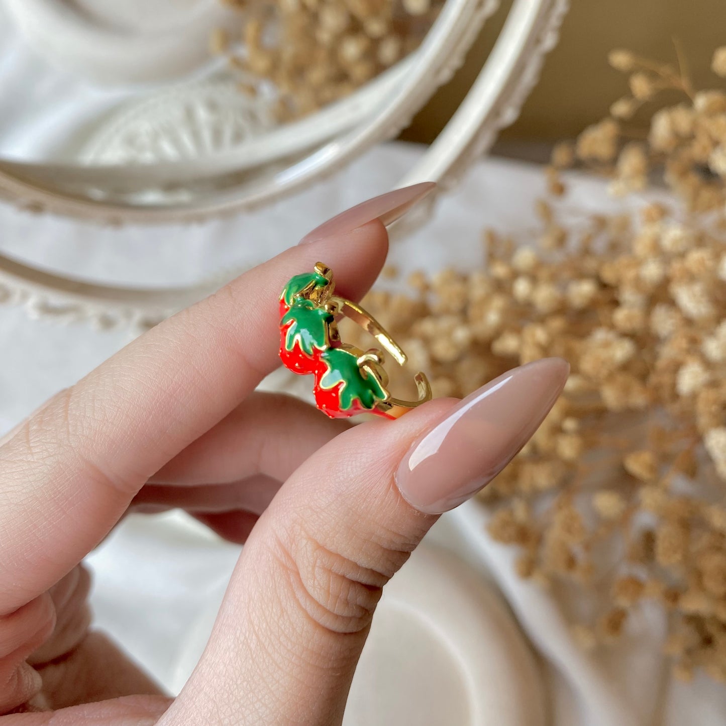 #50028 Copper Gold Plated Ring