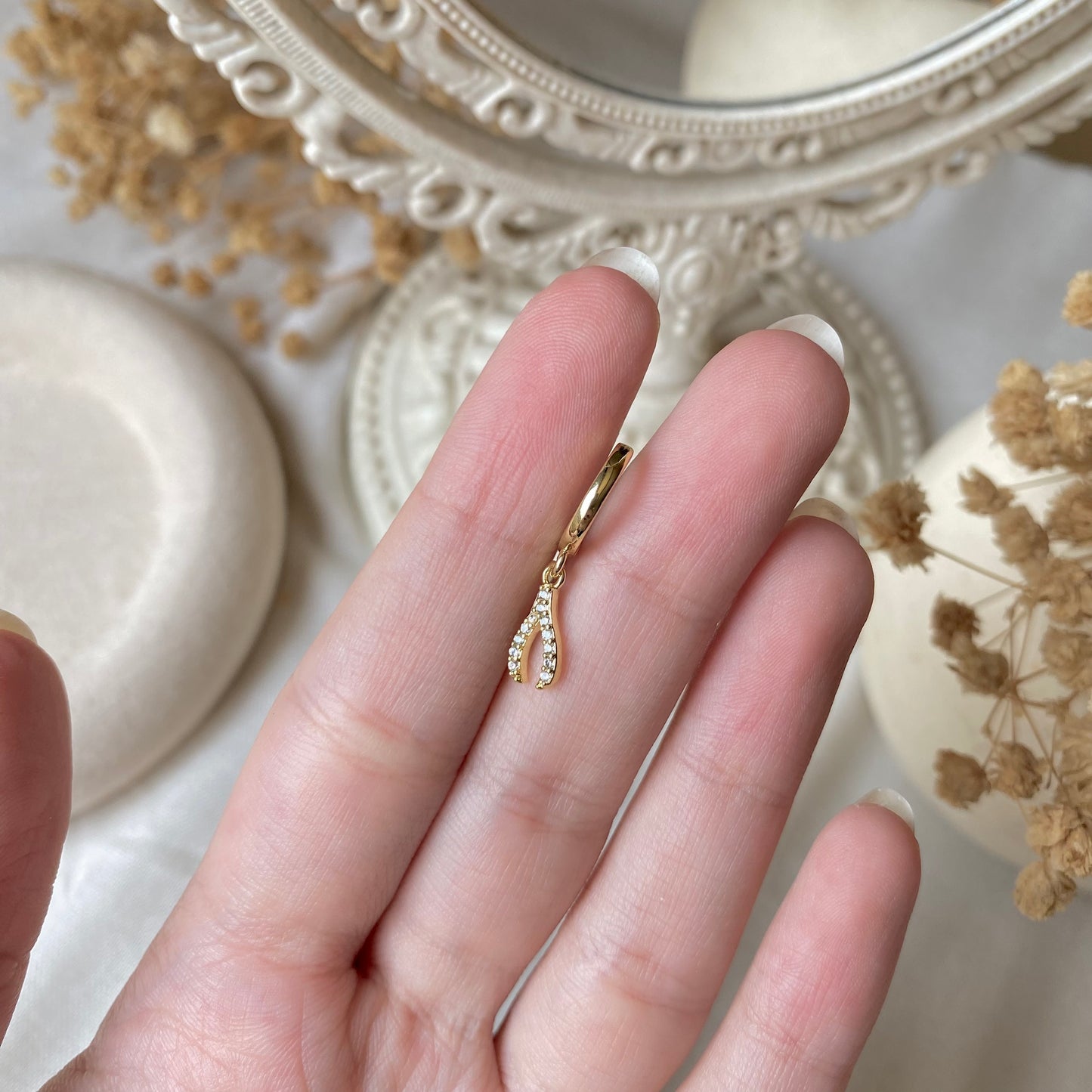 #00128-3 Copper Gold Plated Piercing