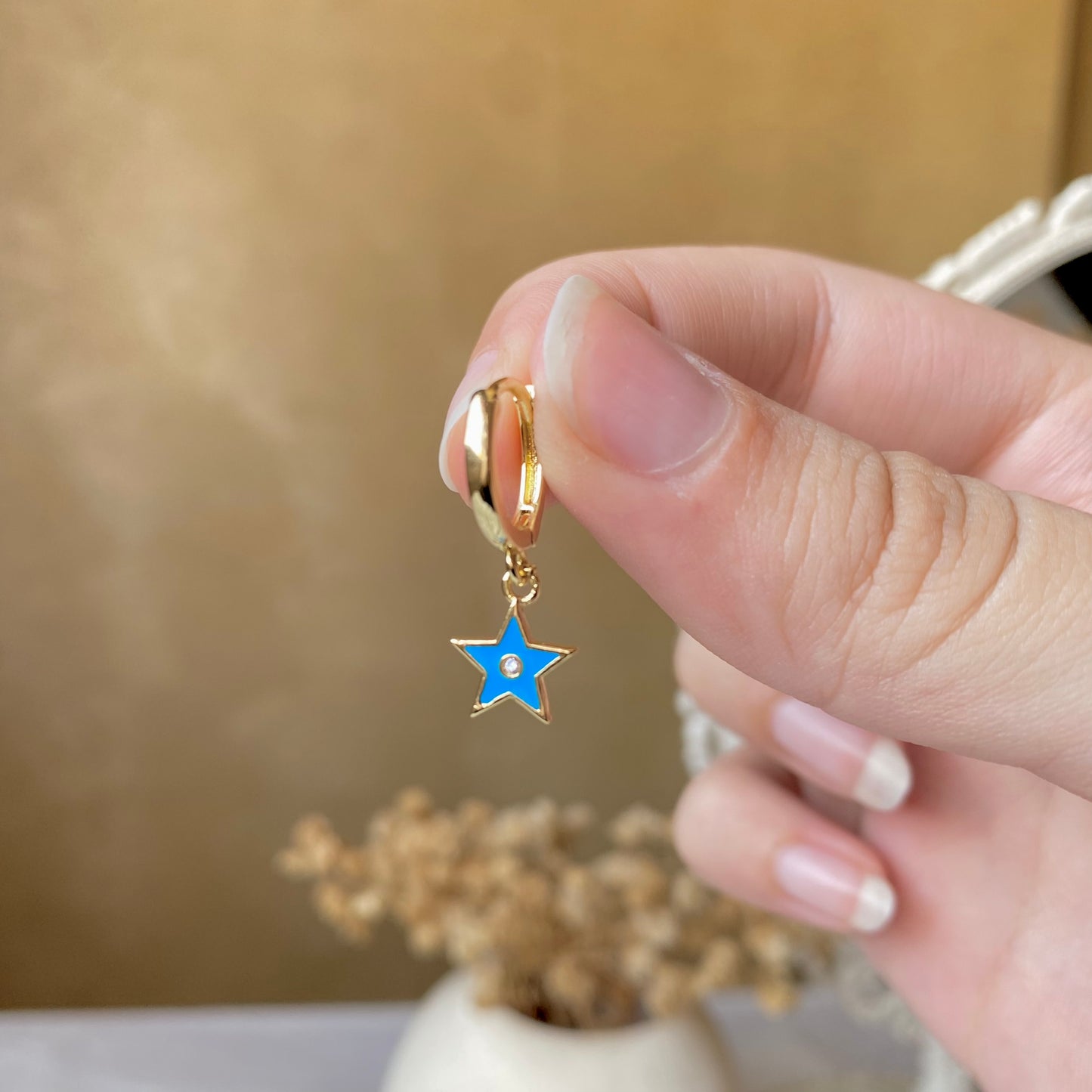 #00128-2 Copper Gold Plated Piercing