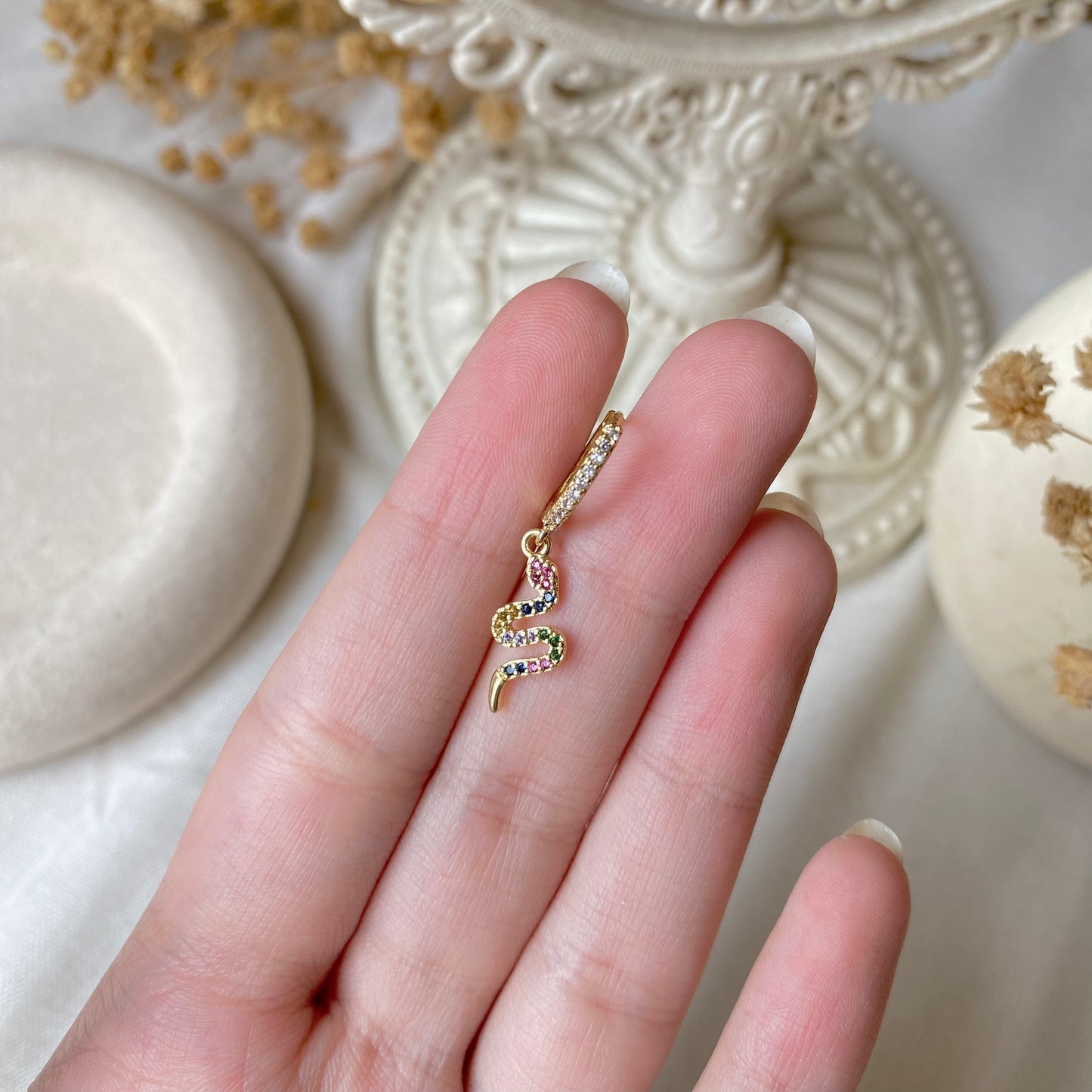#00128-4 Copper Gold Plated Piercing