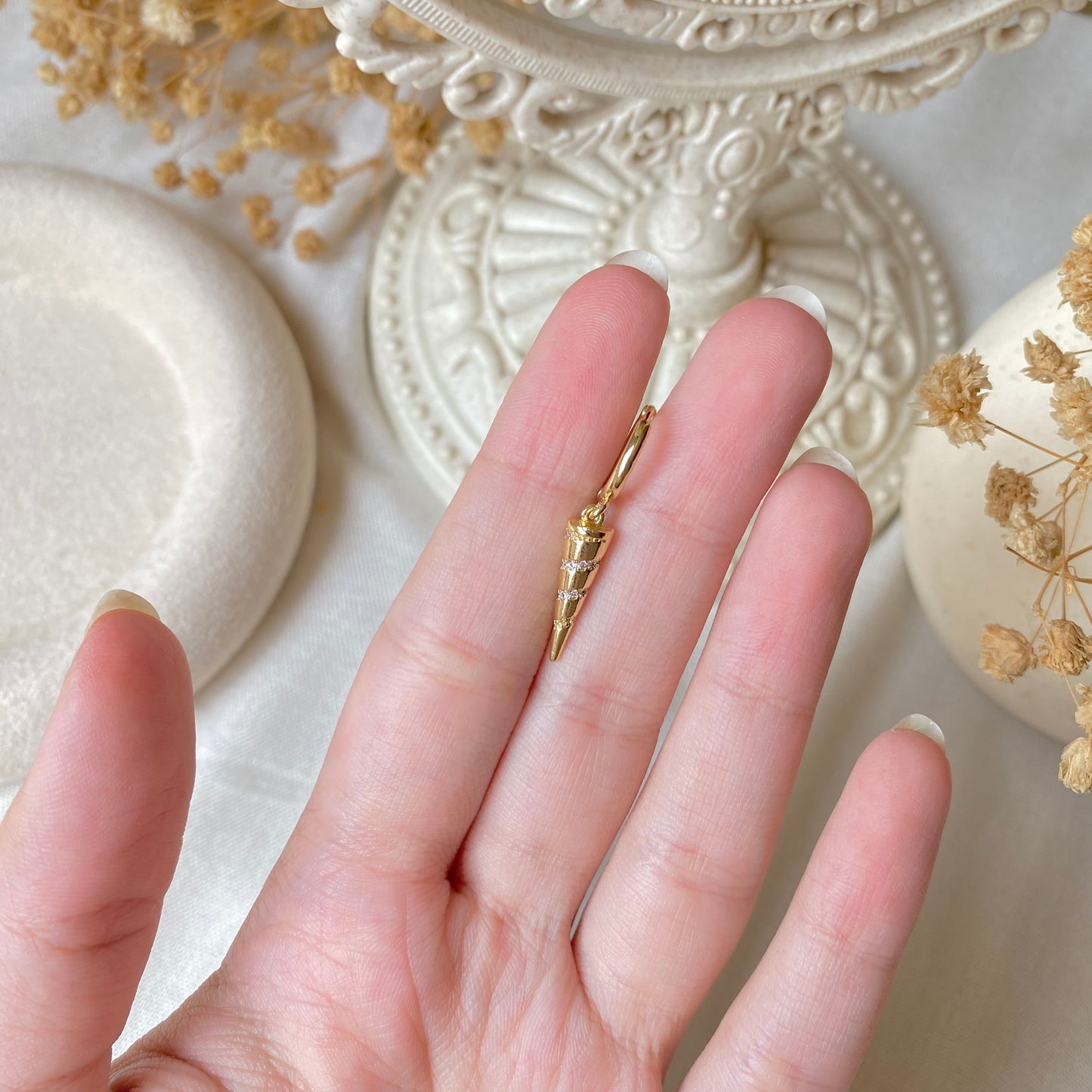 #00129-4 Copper Gold Plated Piercing