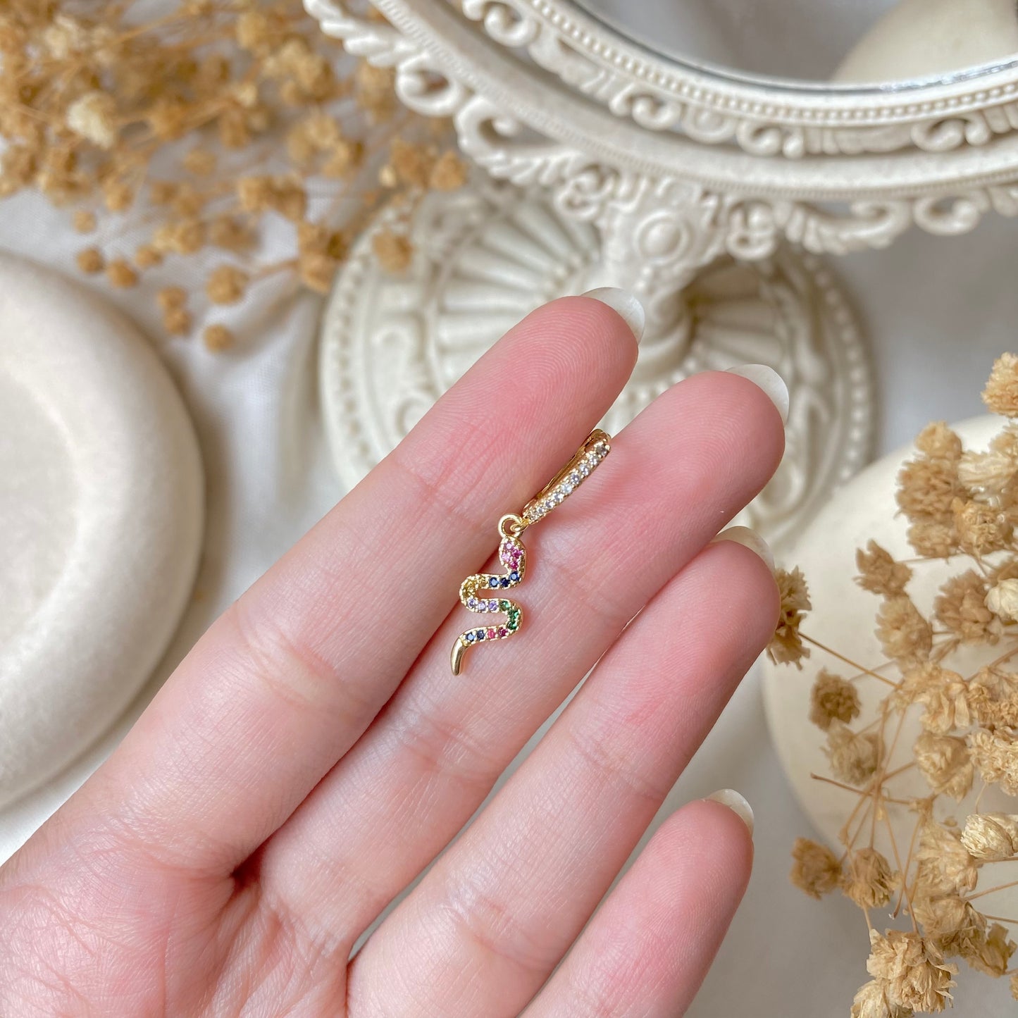 #00129-3 Copper Gold Plated Piercing