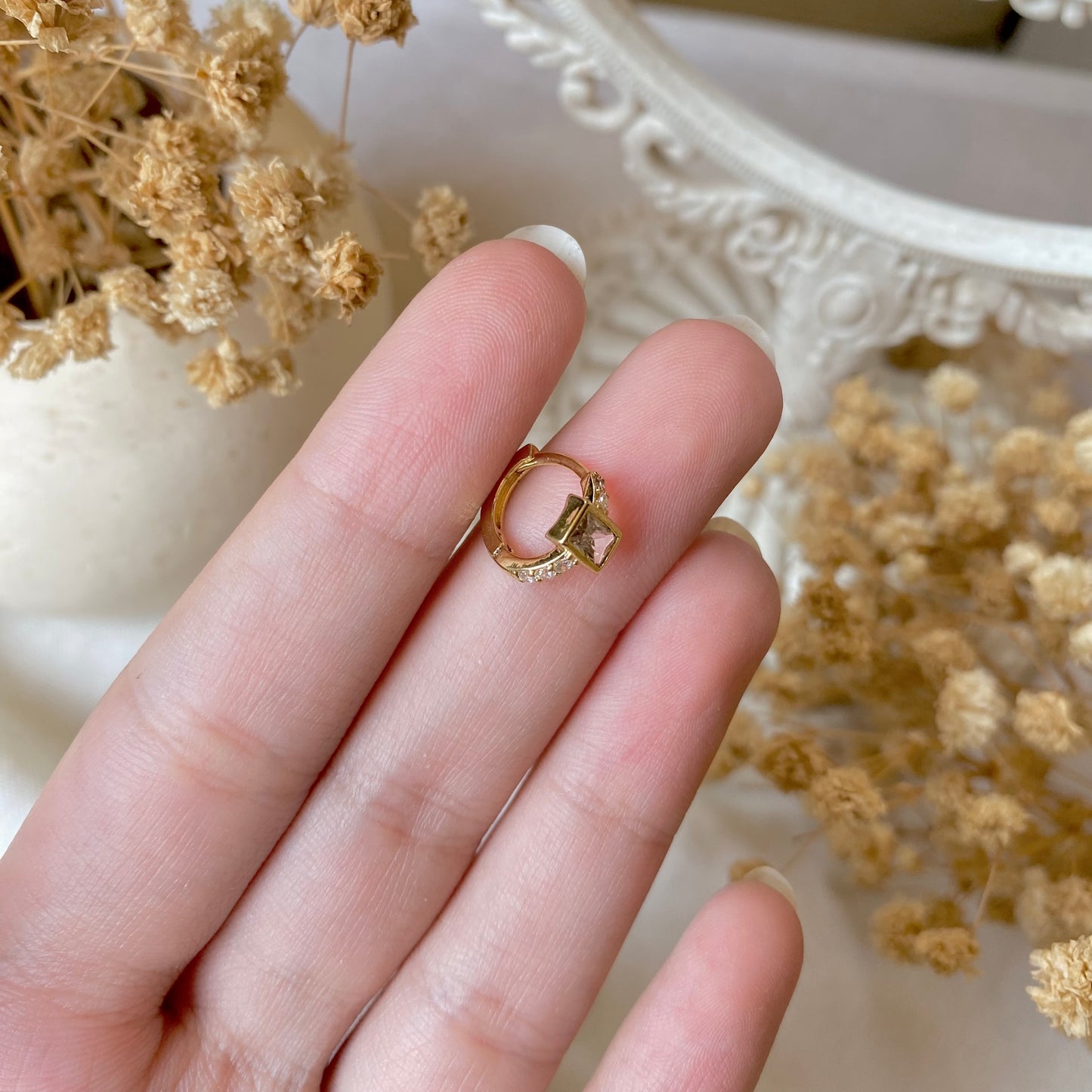 #00130-4 Copper Gold Plated Piercing