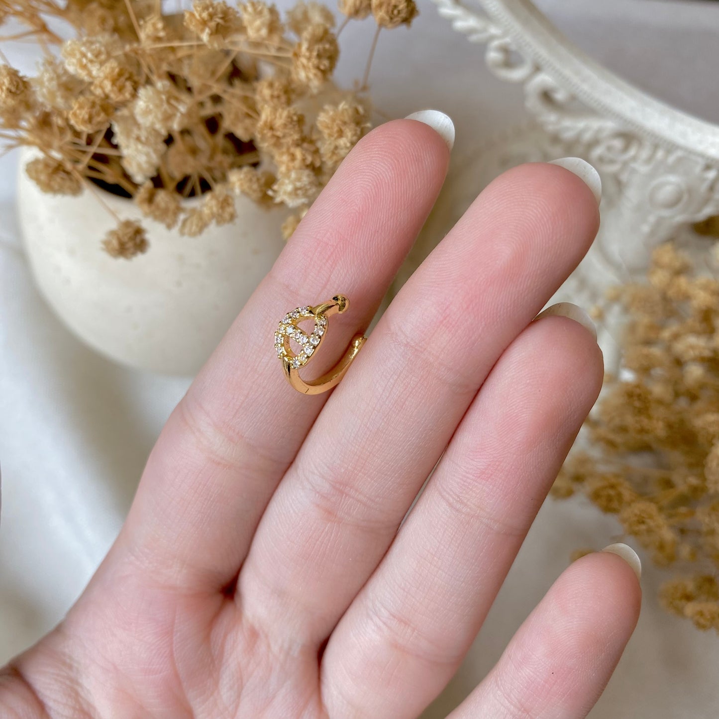 #00131-2 Copper Gold Plated Piercing