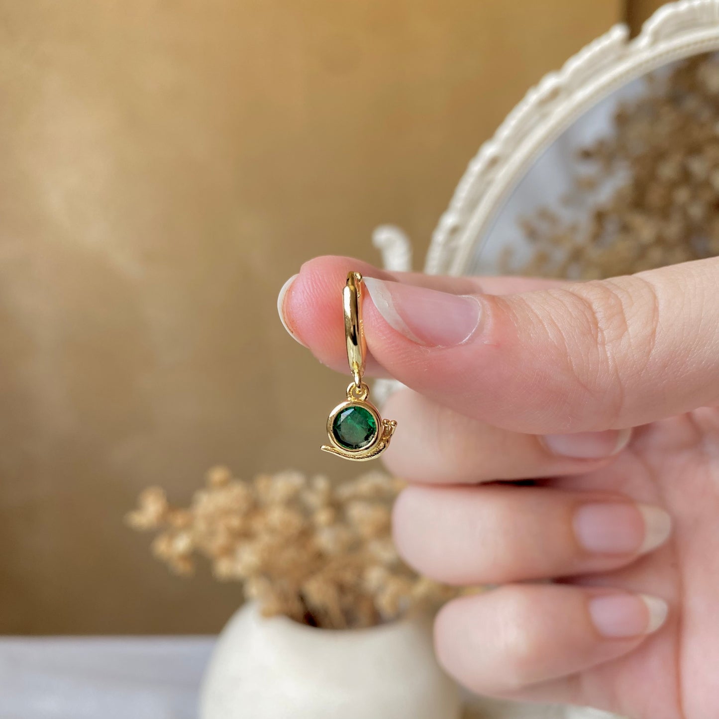 #00131-3 Copper Gold Plated Piercing