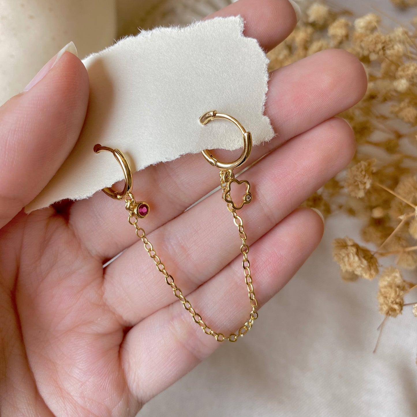 #00132-4 Copper Gold Plated Piercing