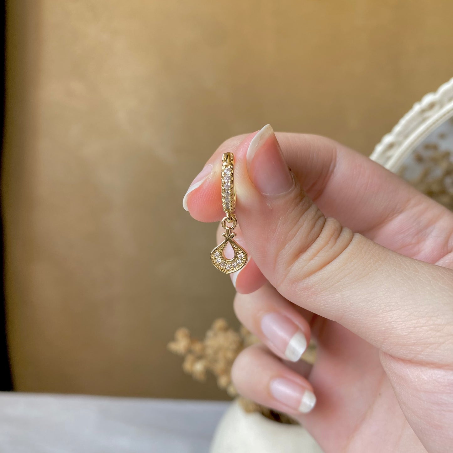 #00133-3 Copper Gold Plated Piercing