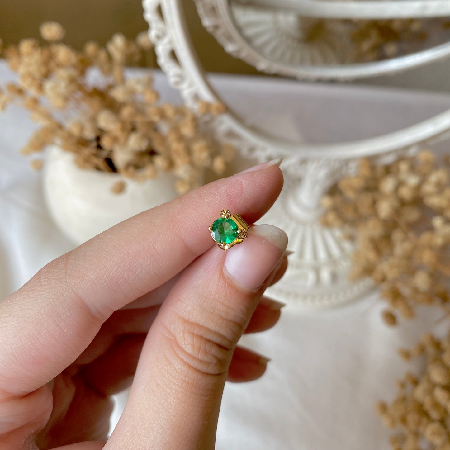 #00137-3 Copper Gold Plated Piercing