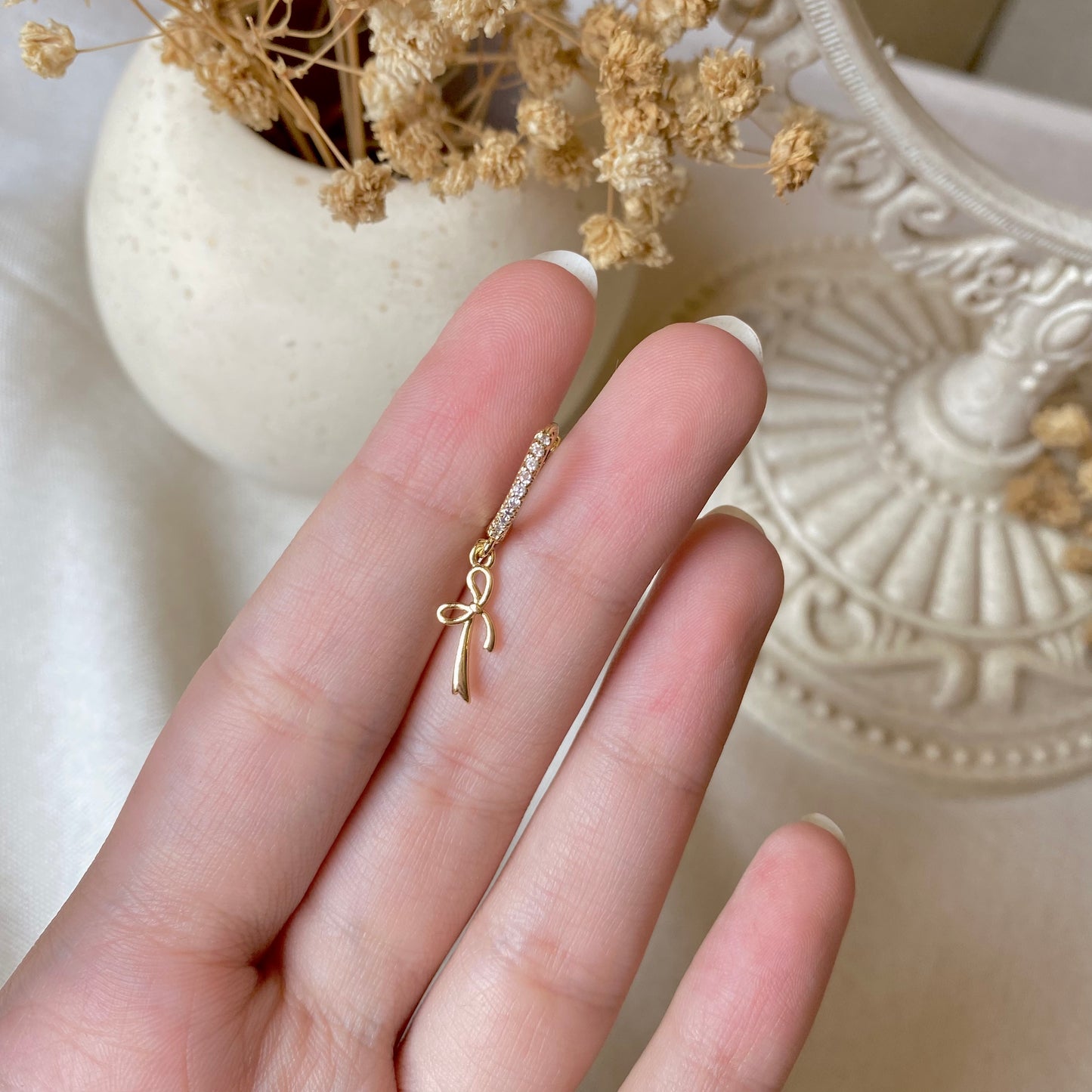 #00137-4 Copper Gold Plated Piercing