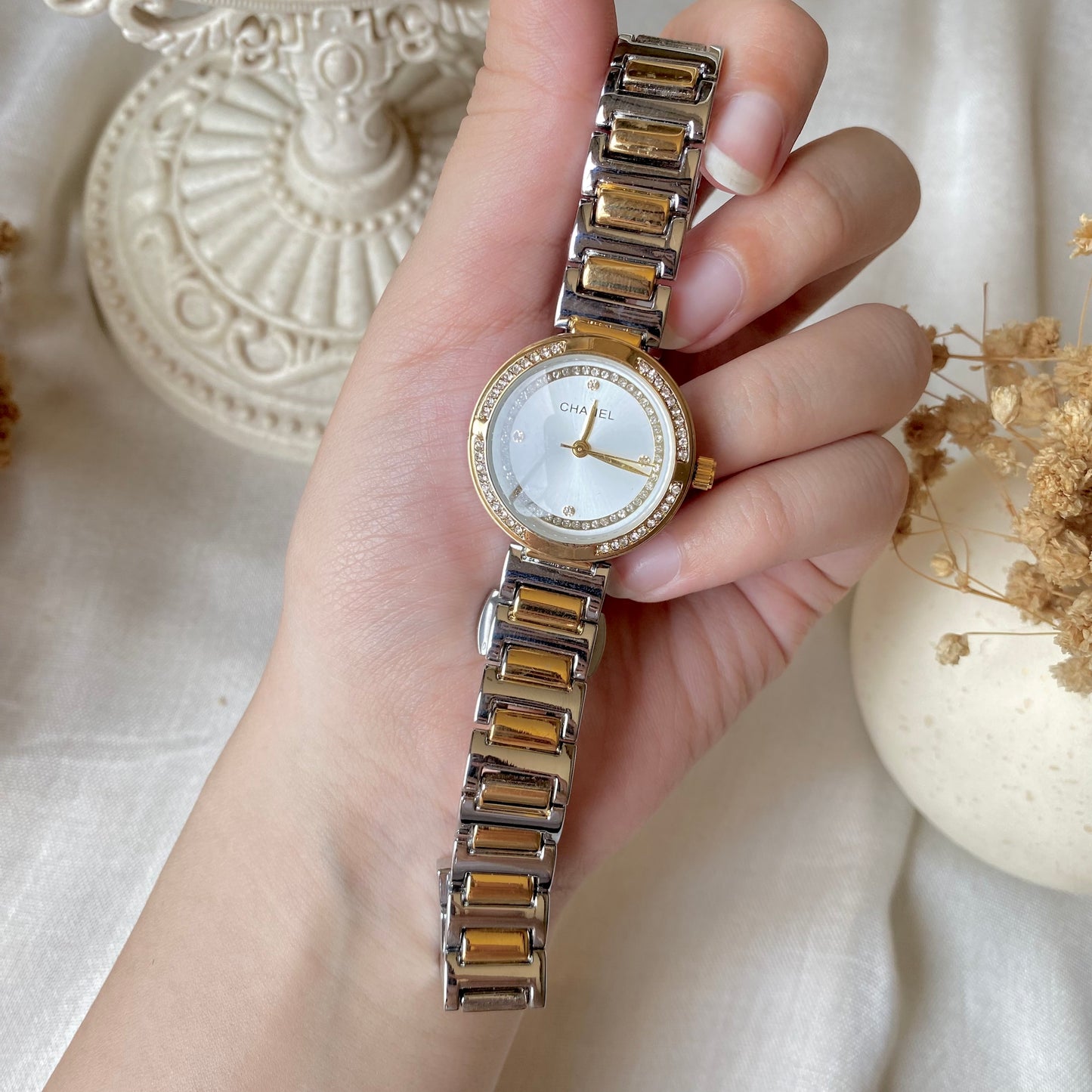 0009 Gold Plated stainless steel Watch