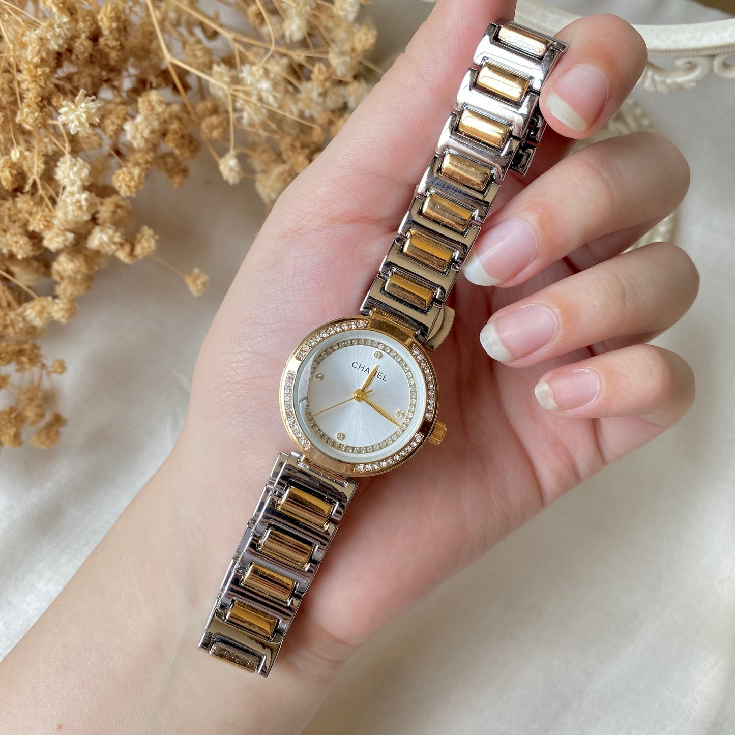 0009 Gold Plated stainless steel Watch