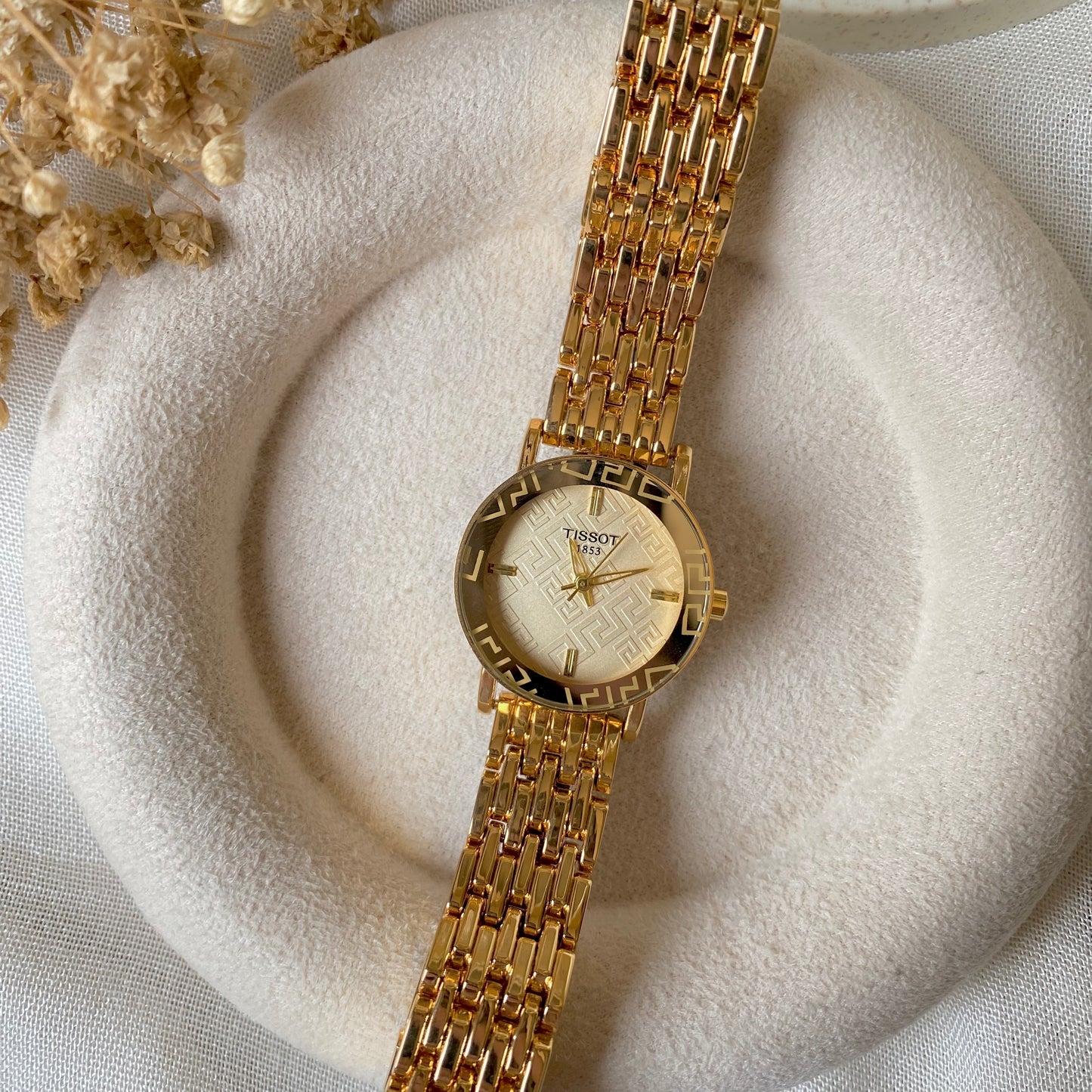 0010-2 Gold Plated stainless steel Watch