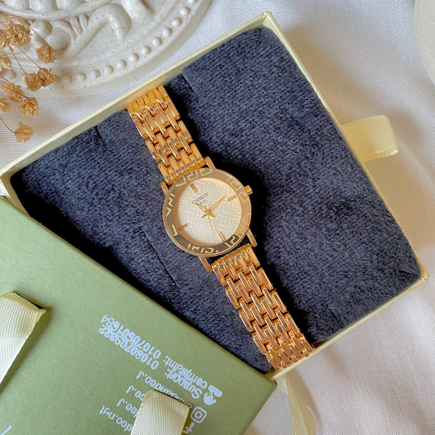 0010-2 Gold Plated stainless steel Watch