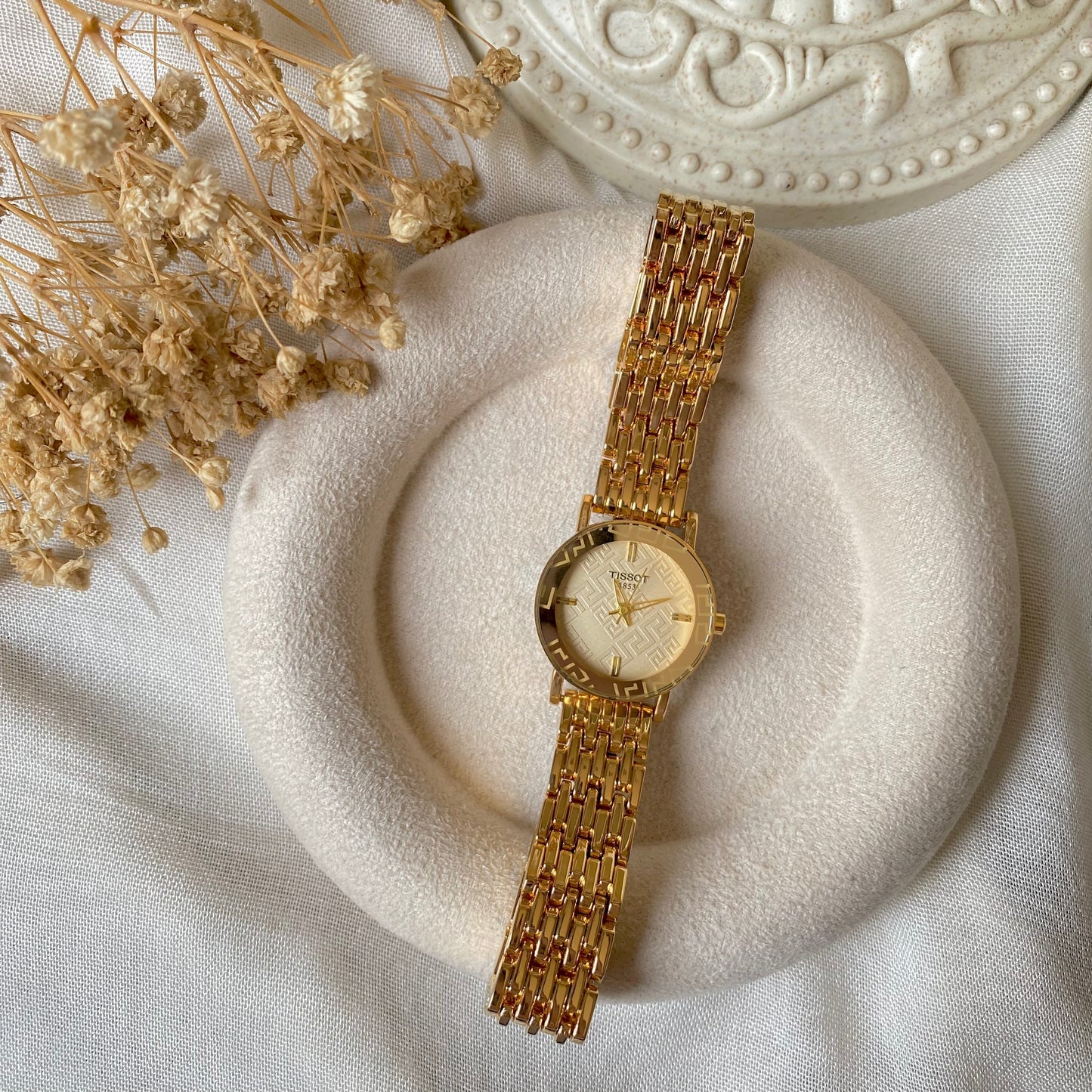 0010-2 Gold Plated stainless steel Watch