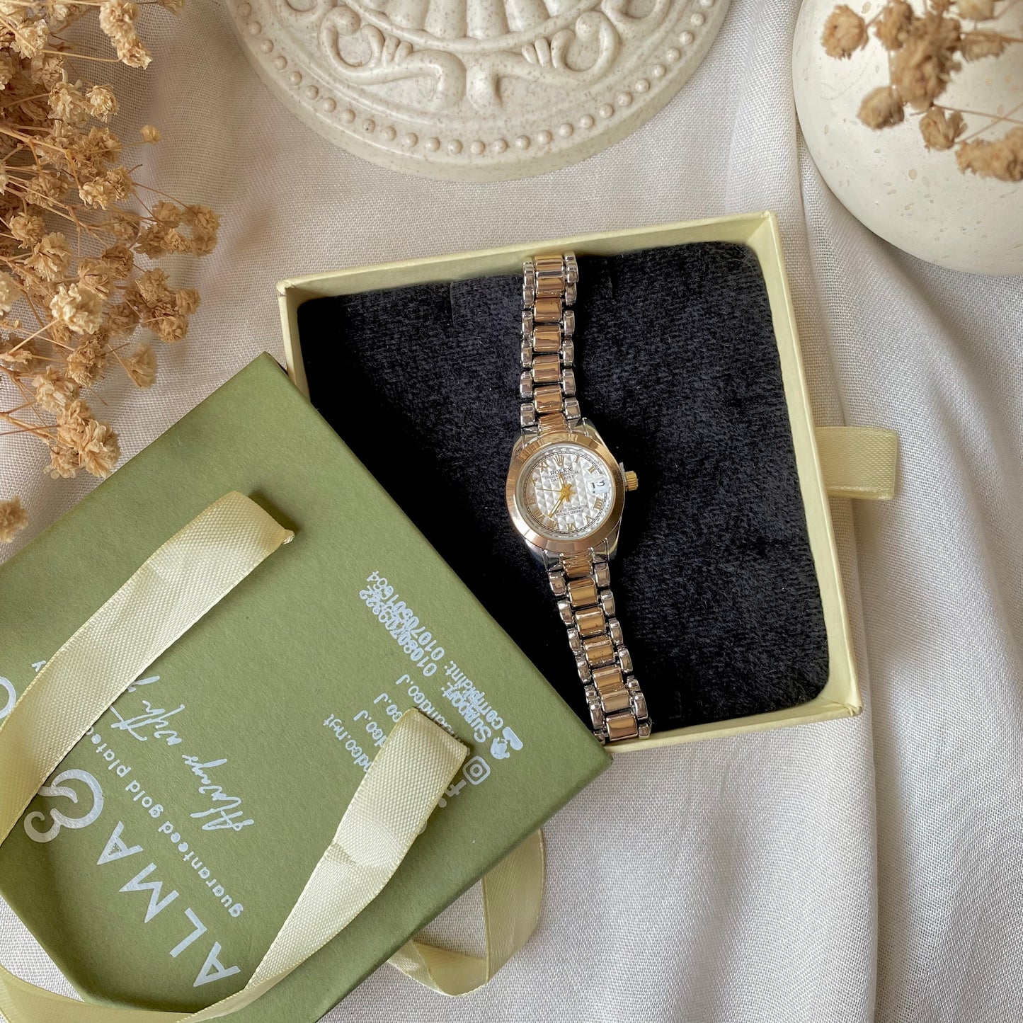 0012 Gold Plated stainless steel Watch