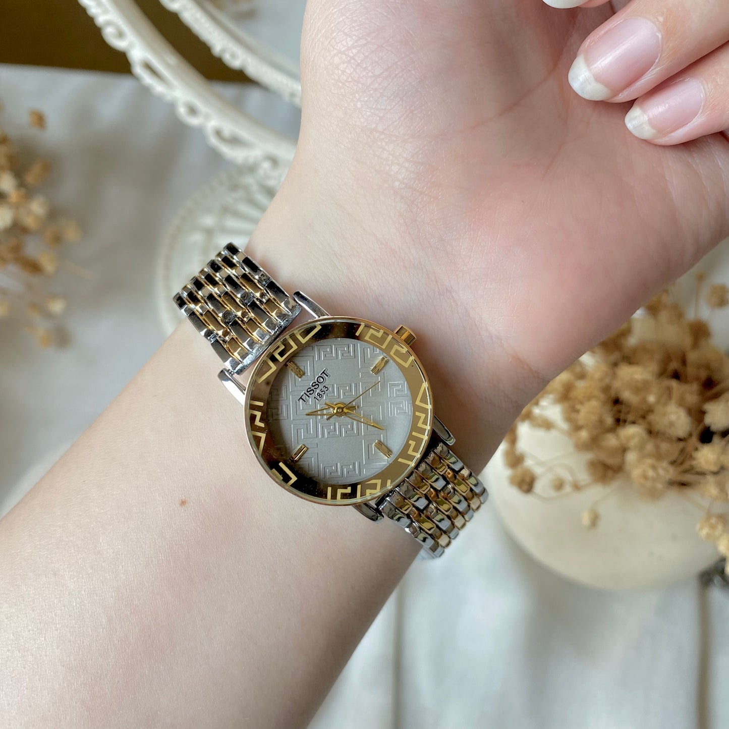 0010-3 Gold Plated stainless steel Watch