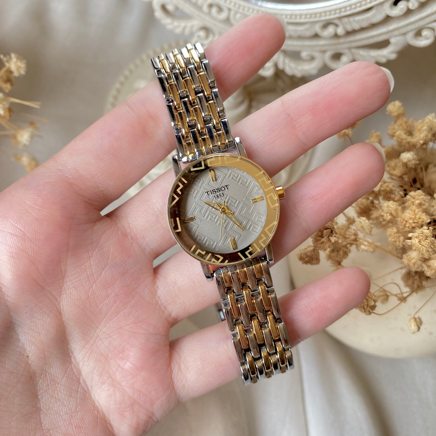 0010-3 Gold Plated stainless steel Watch