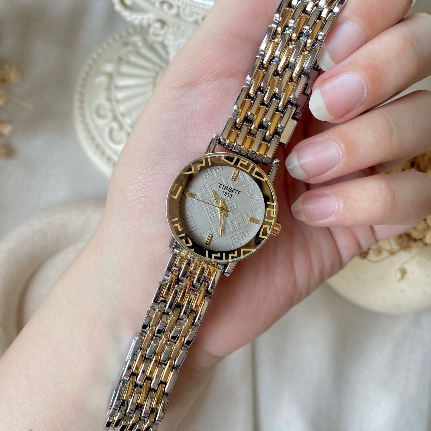 0010-3 Gold Plated stainless steel Watch