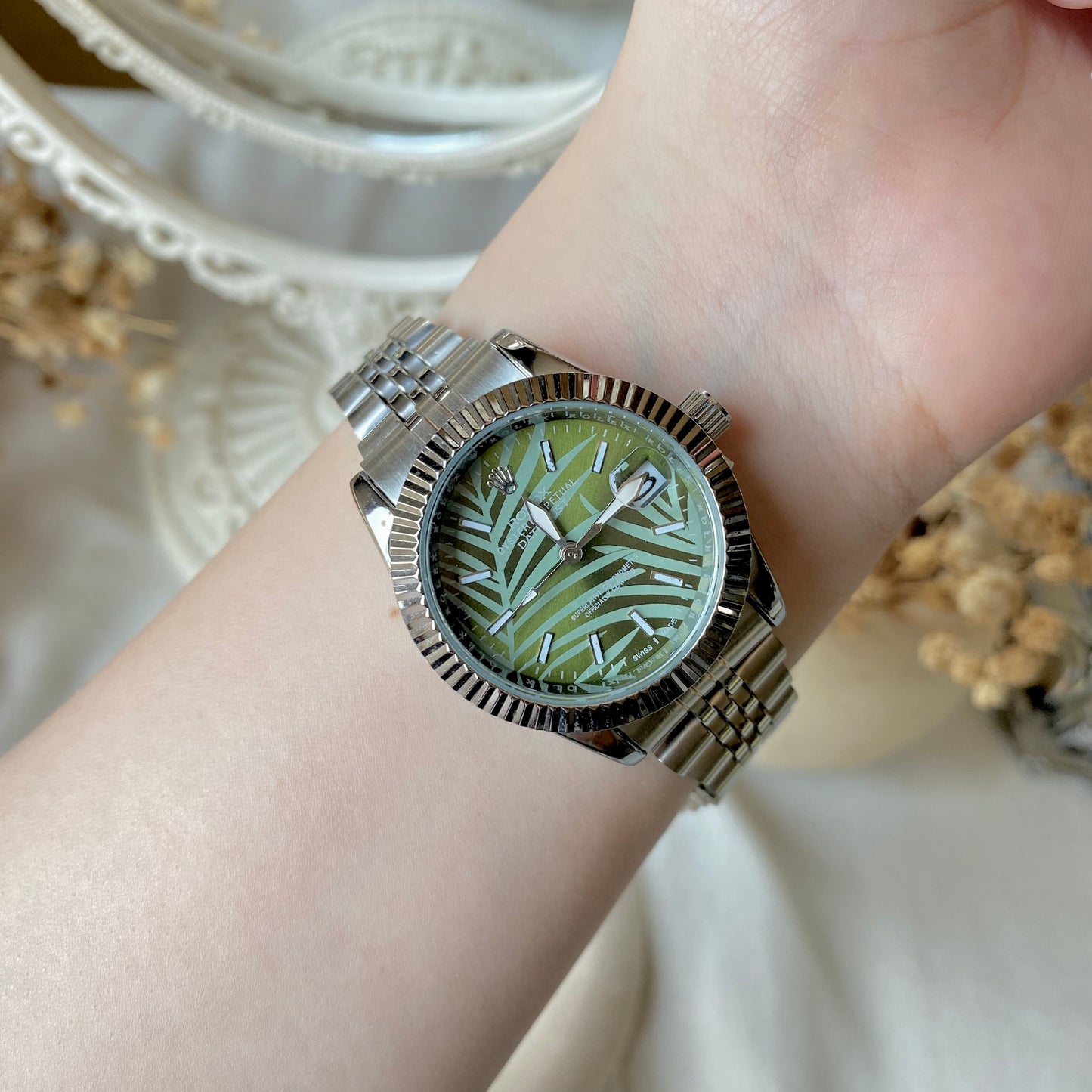 0013 Gold Plated stainless steel Watch