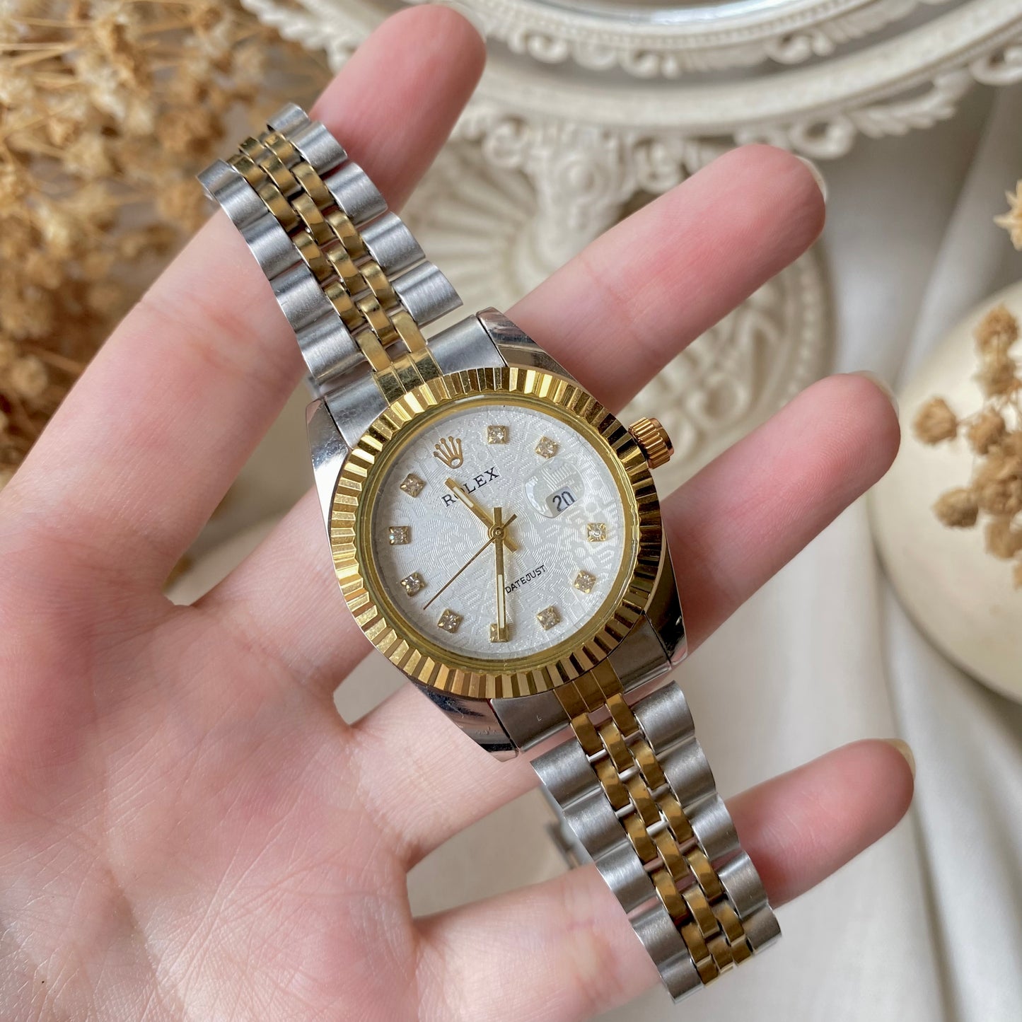 0014 Gold Plated stainless steel Watch