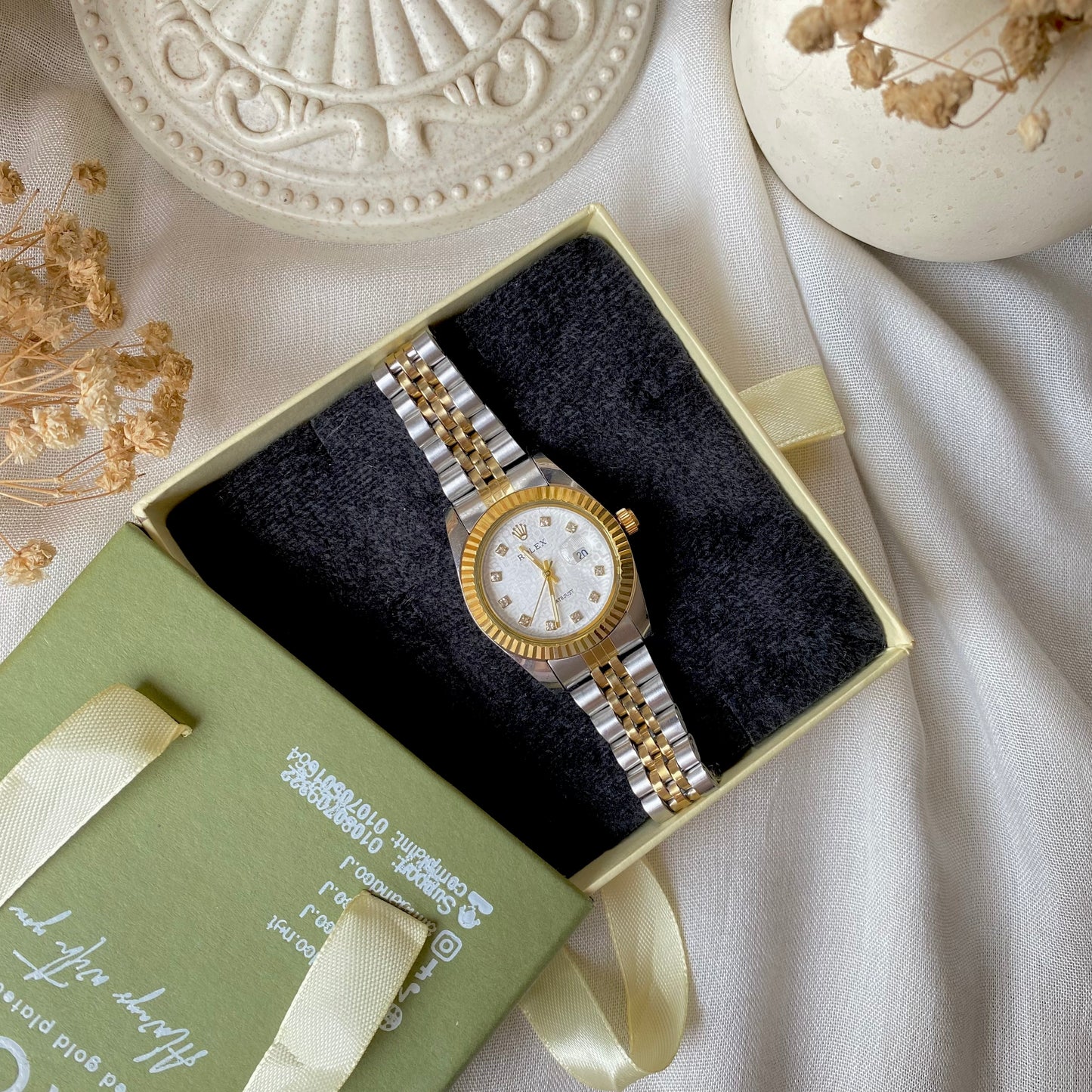 0014 Gold Plated stainless steel Watch