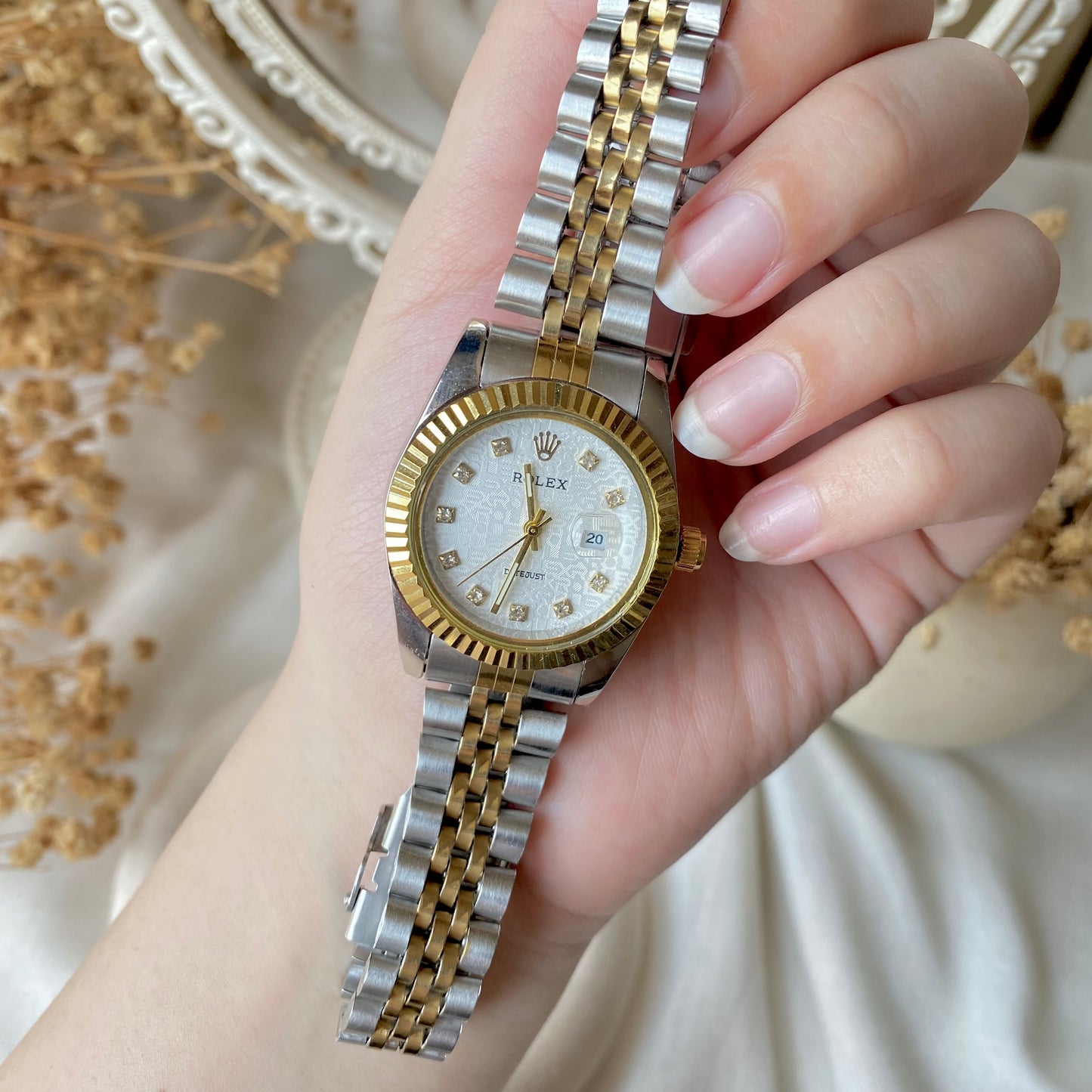 0014 Gold Plated stainless steel Watch