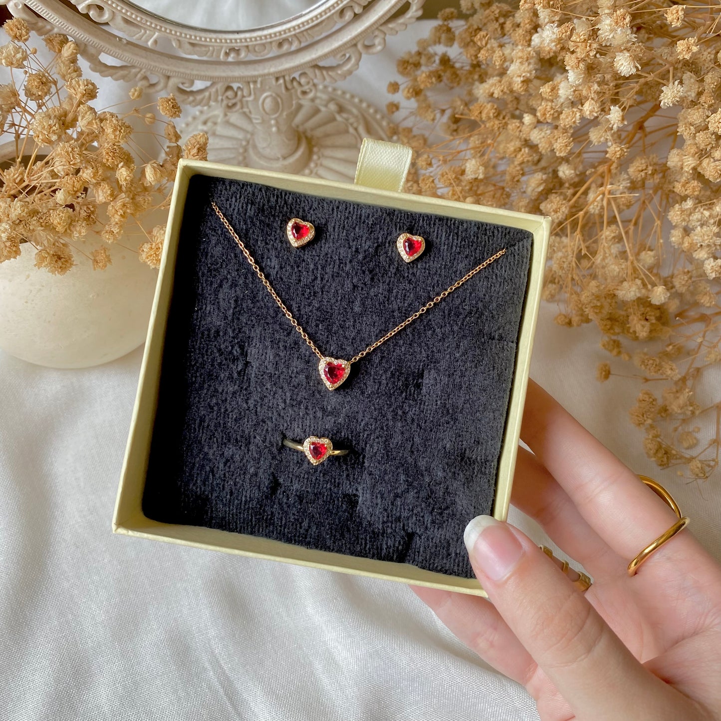 # 80001 Gold Plated 3 Pieces Set