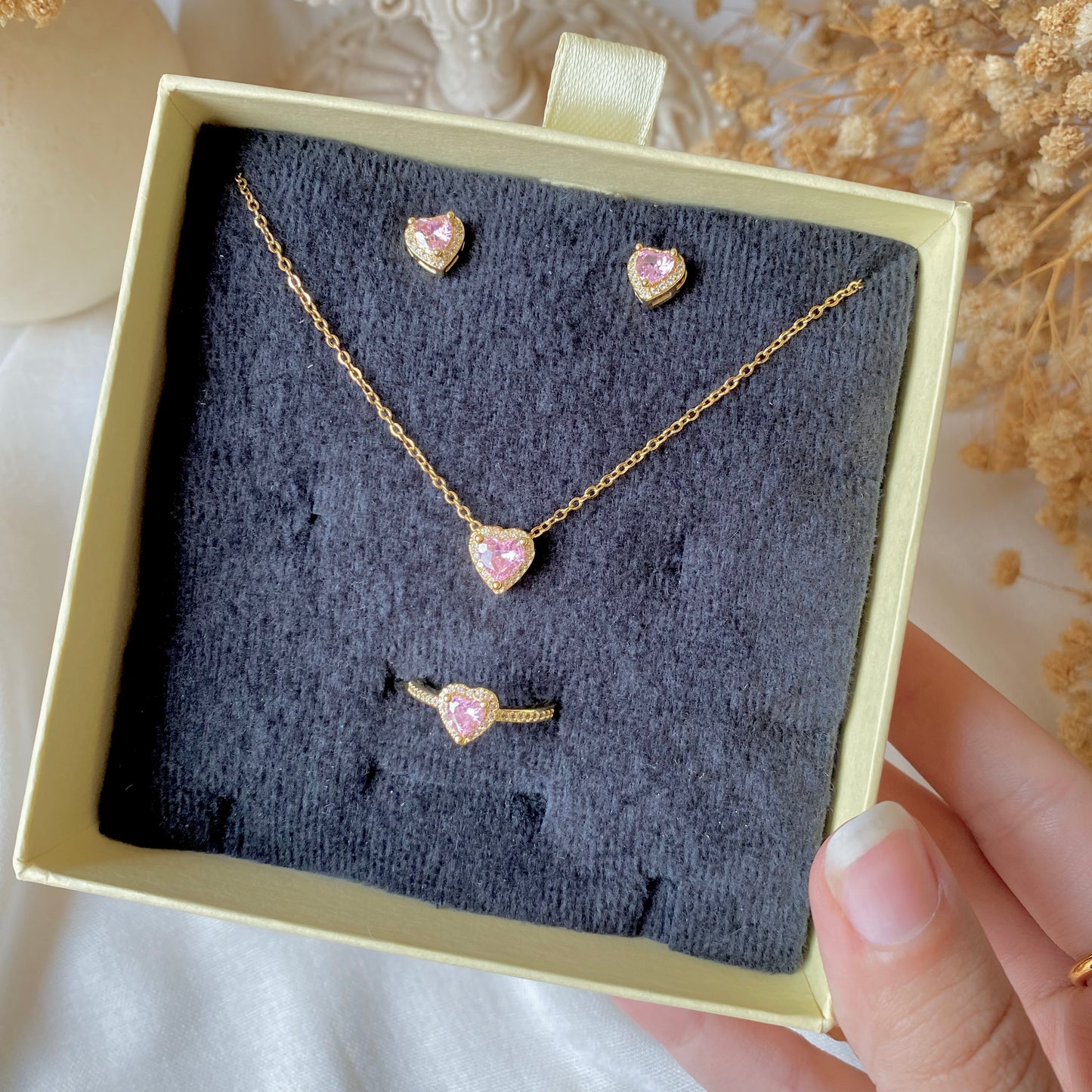 # 80001 Gold Plated 3 Pieces Set