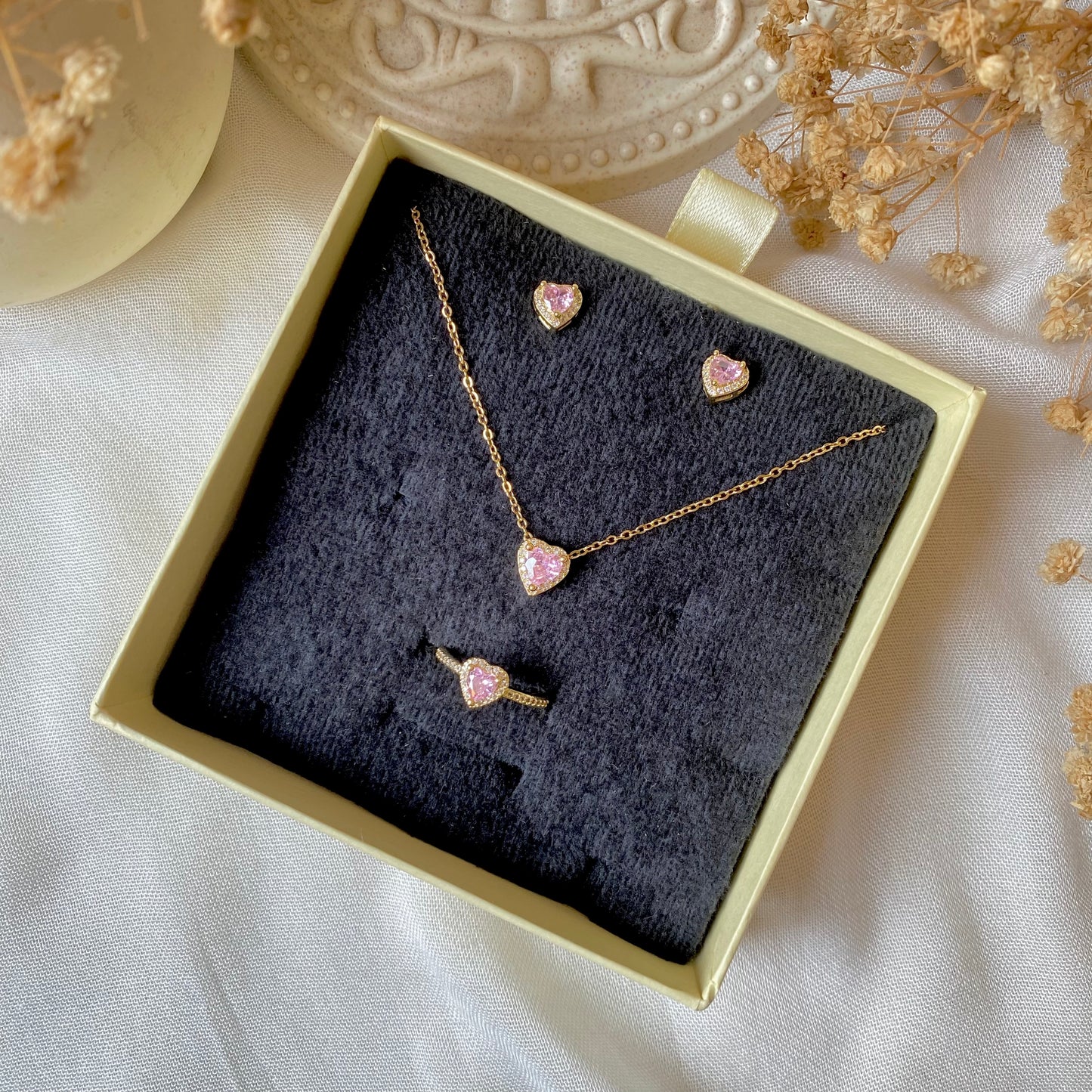 # 80001 Gold Plated 3 Pieces Set
