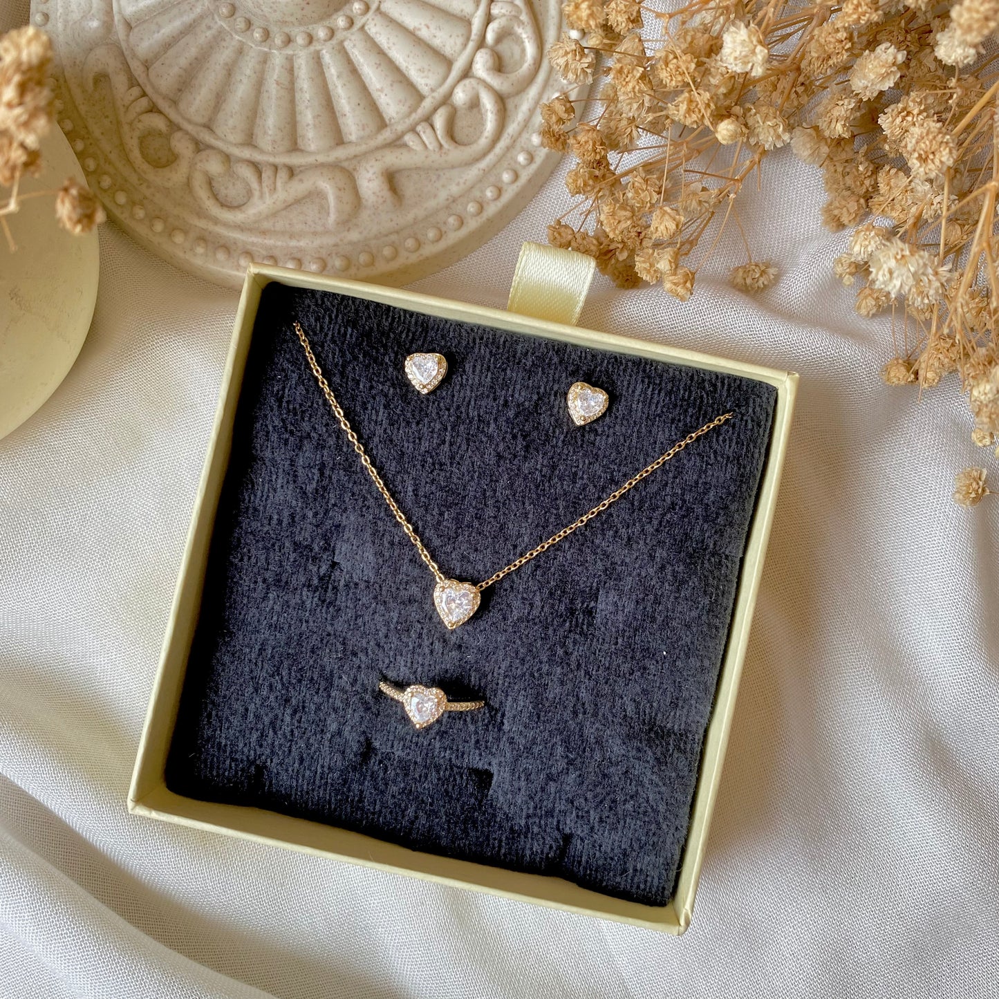 # 80001 Gold Plated 3 Pieces Set