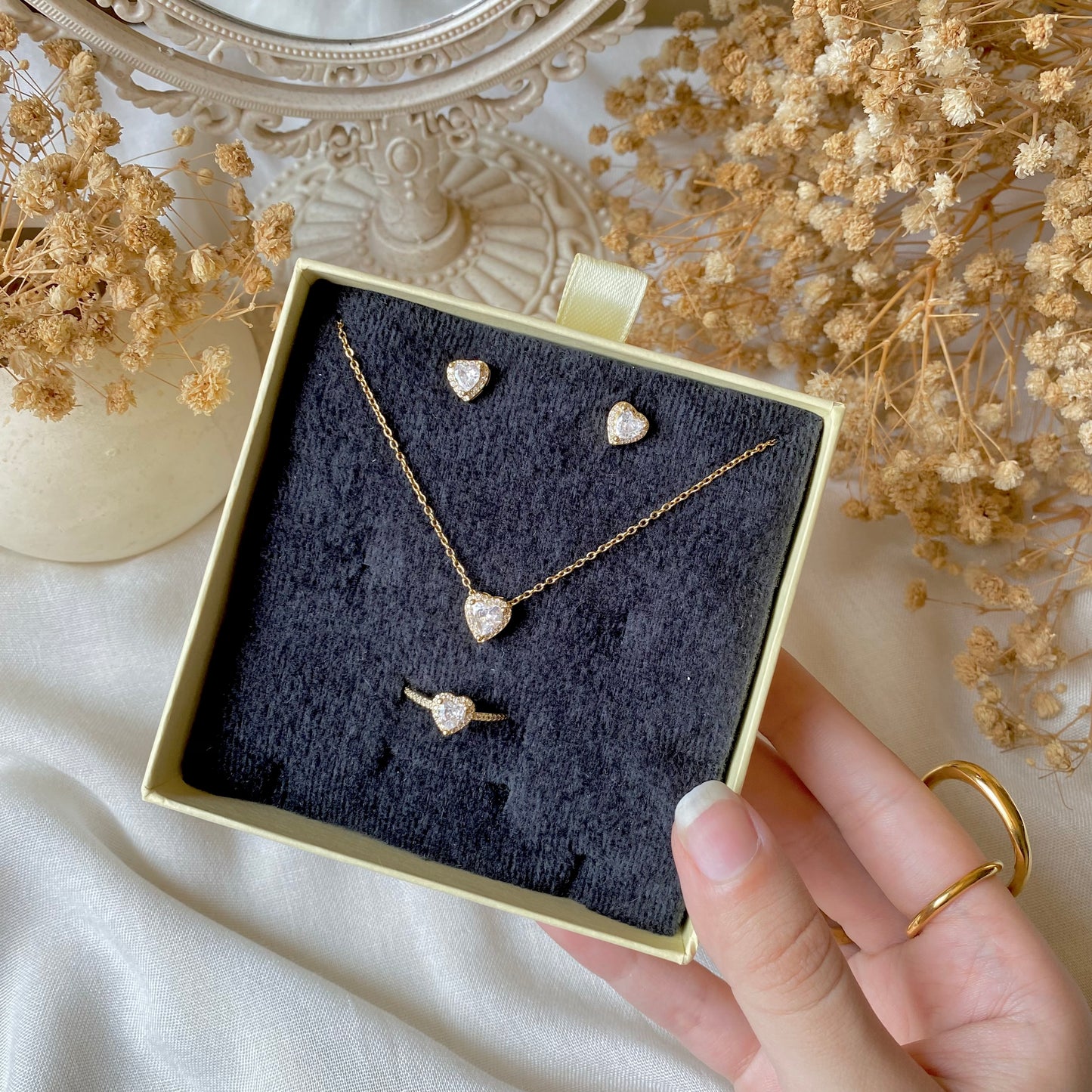 # 80001 Gold Plated 3 Pieces Set