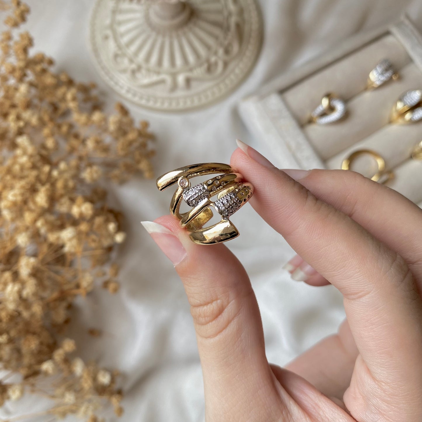#50030 Copper Gold Plated Ring