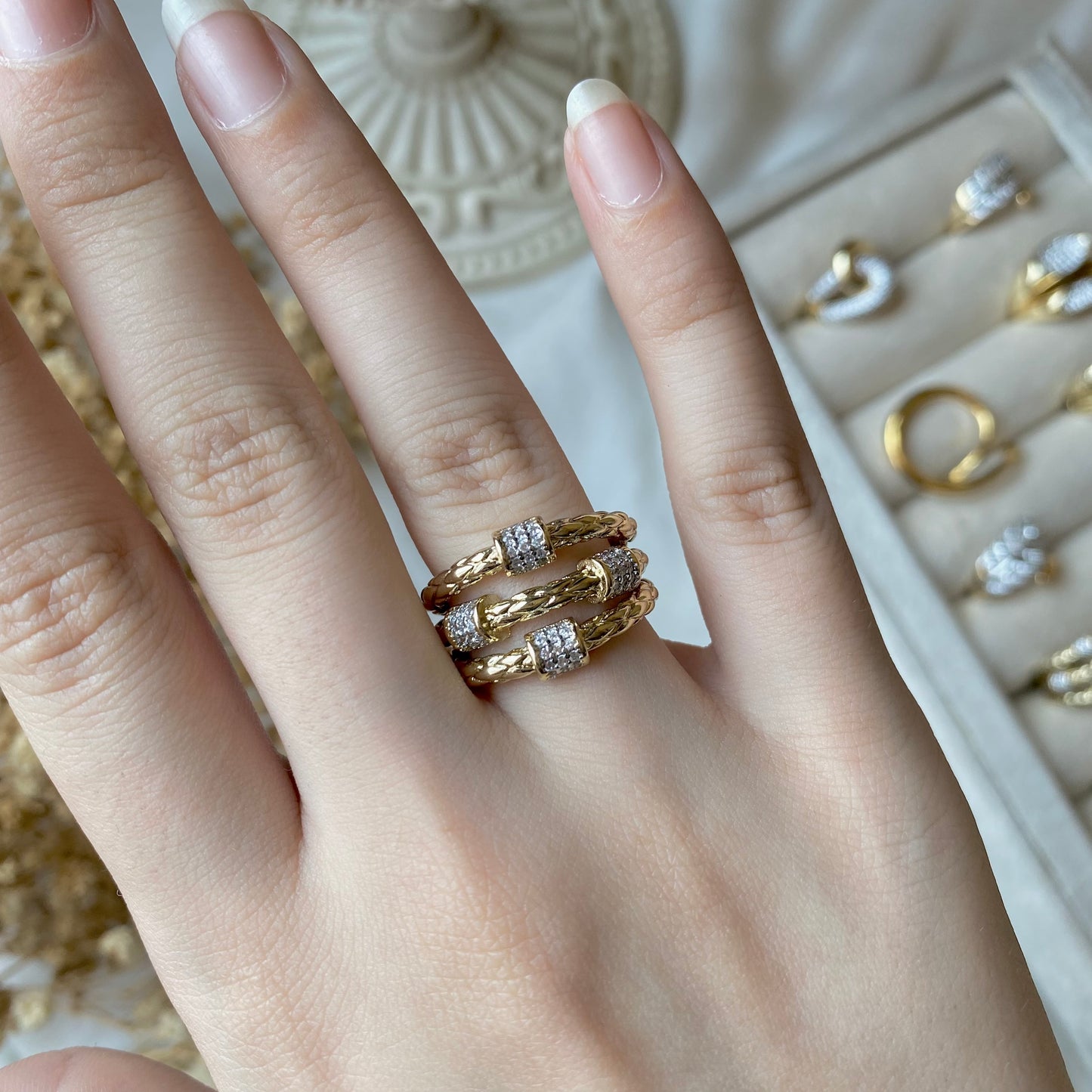 #50031 Copper Gold Plated Ring
