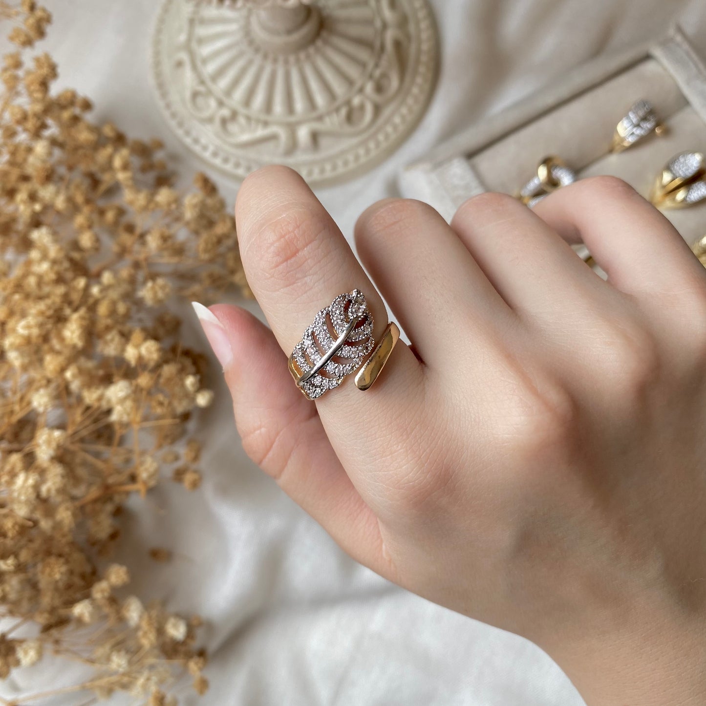 #50032 Copper Gold Plated Ring
