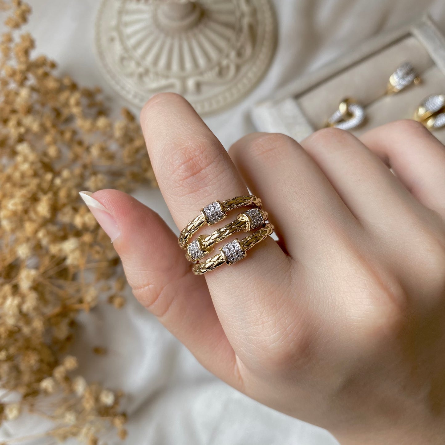 #50031 Copper Gold Plated Ring