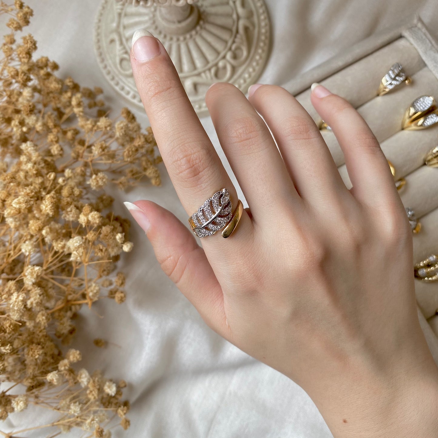 #50032 Copper Gold Plated Ring