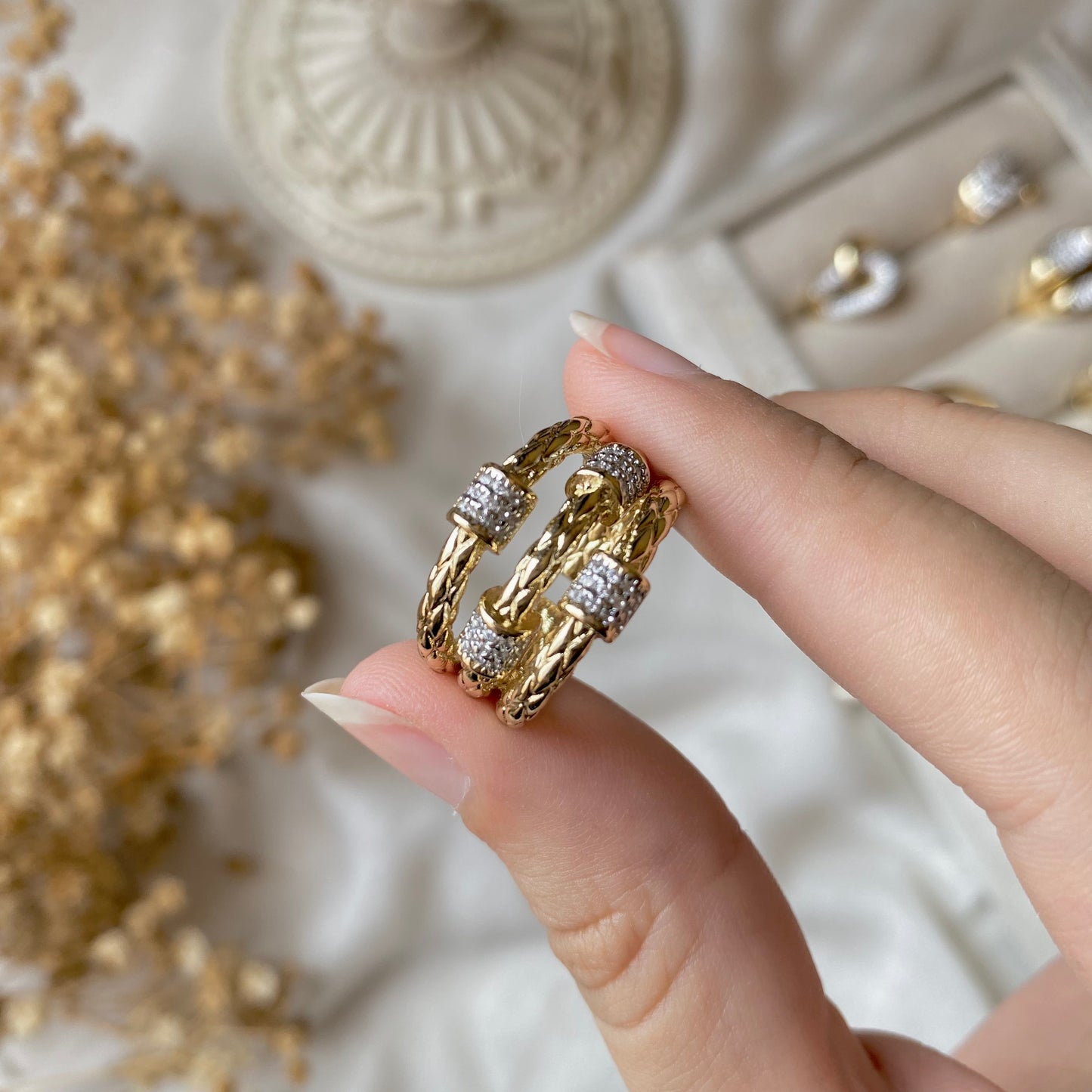 #50031 Copper Gold Plated Ring