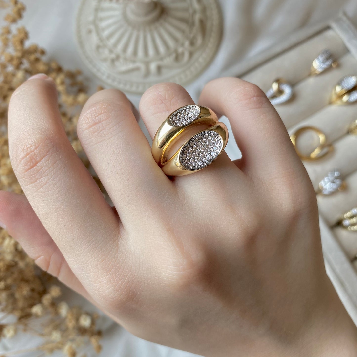 #50033 Copper Gold Plated Ring