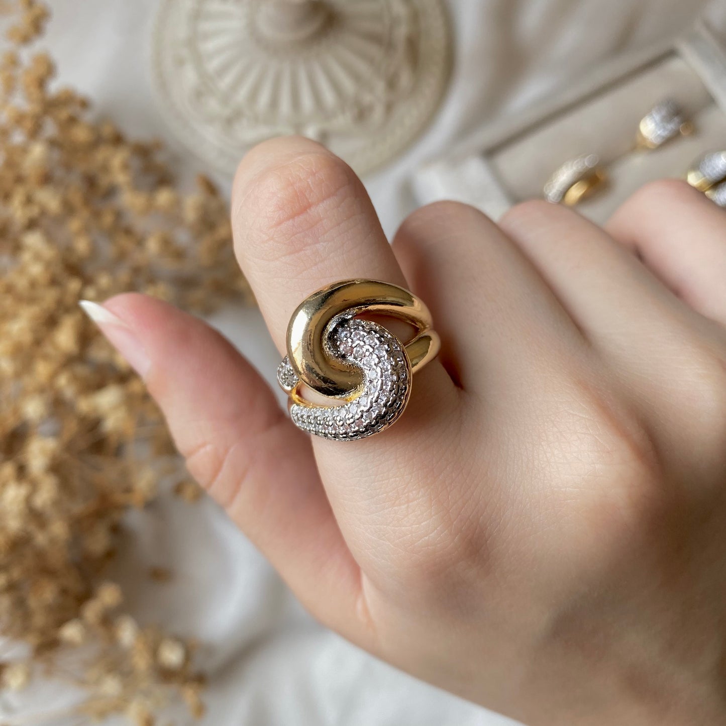 #50034 Copper Gold Plated Ringu