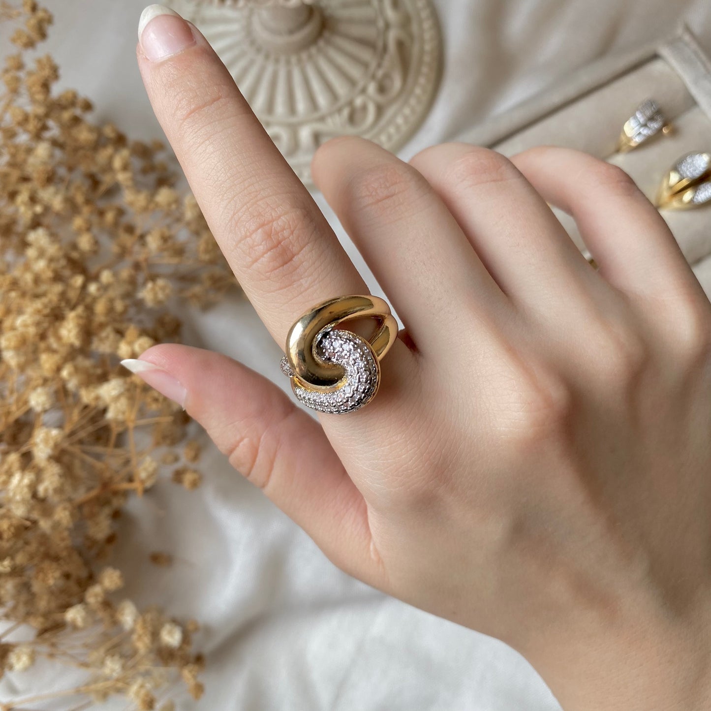 #50034 Copper Gold Plated Ringu