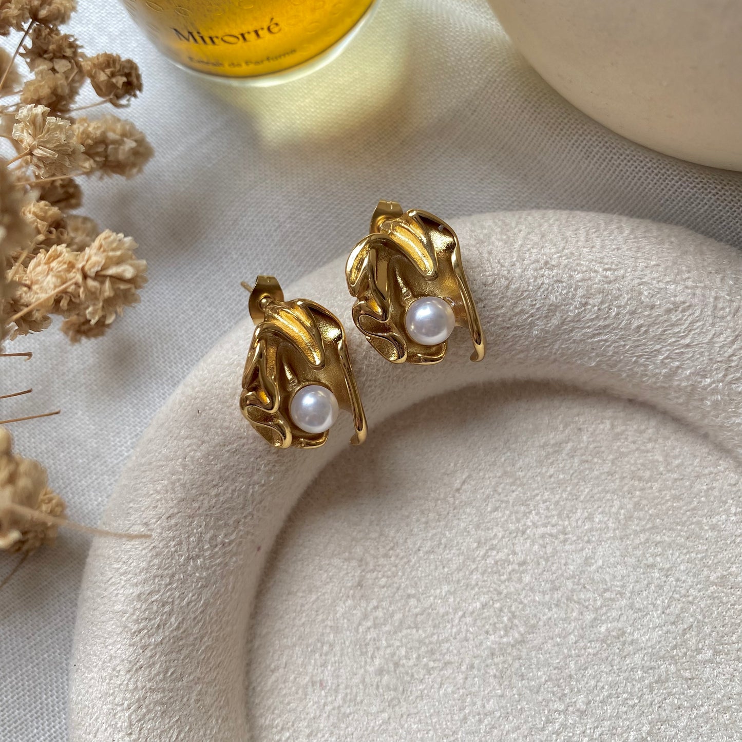 40497 gold plated Earrings