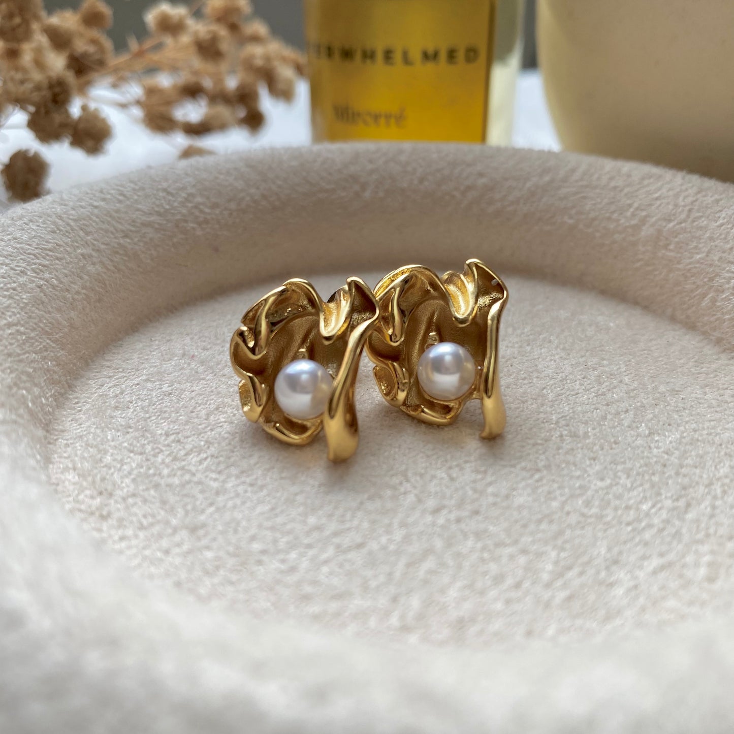40497 gold plated Earrings