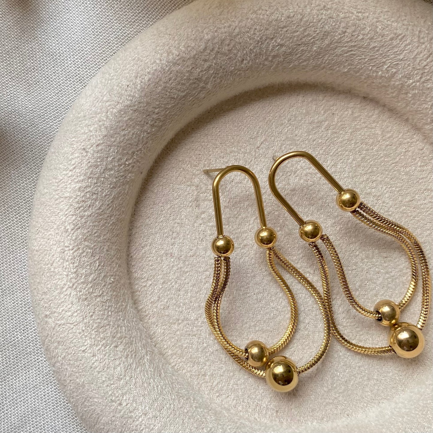 40518 gold plated Earrings