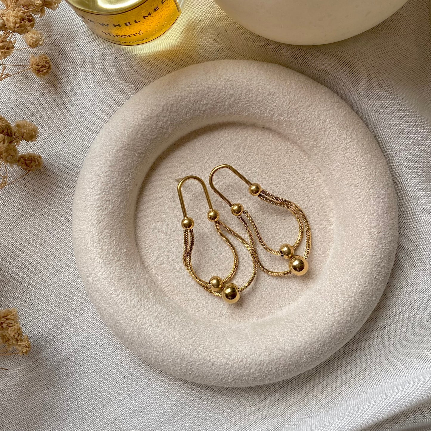 40518 gold plated Earrings