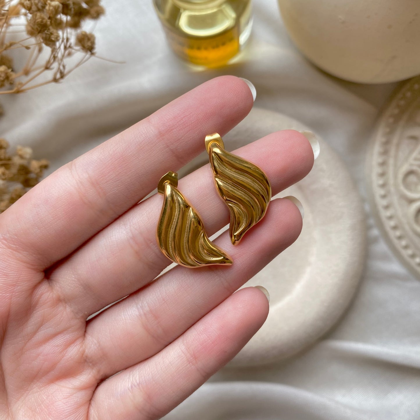 40479 gold plated Earrings