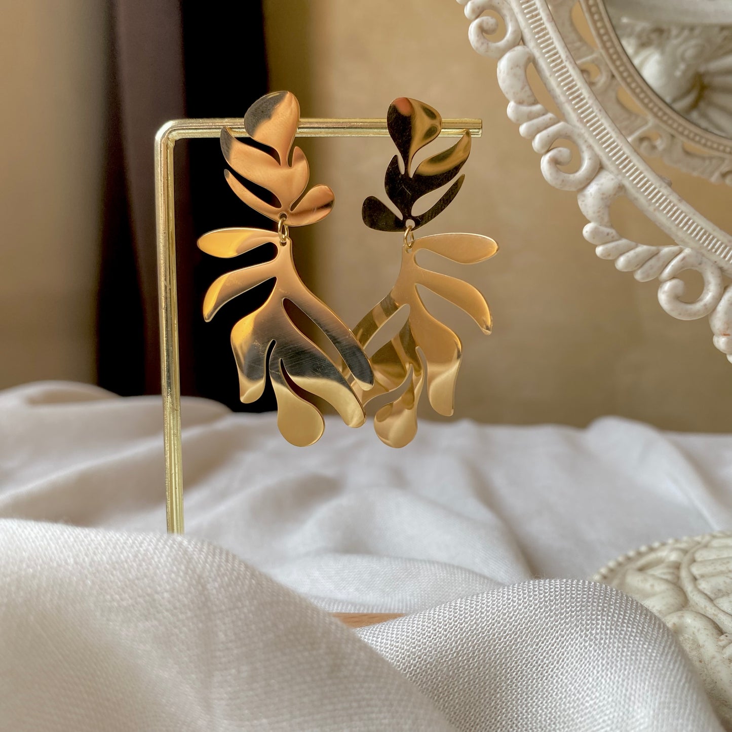 40521 gold plated Earrings