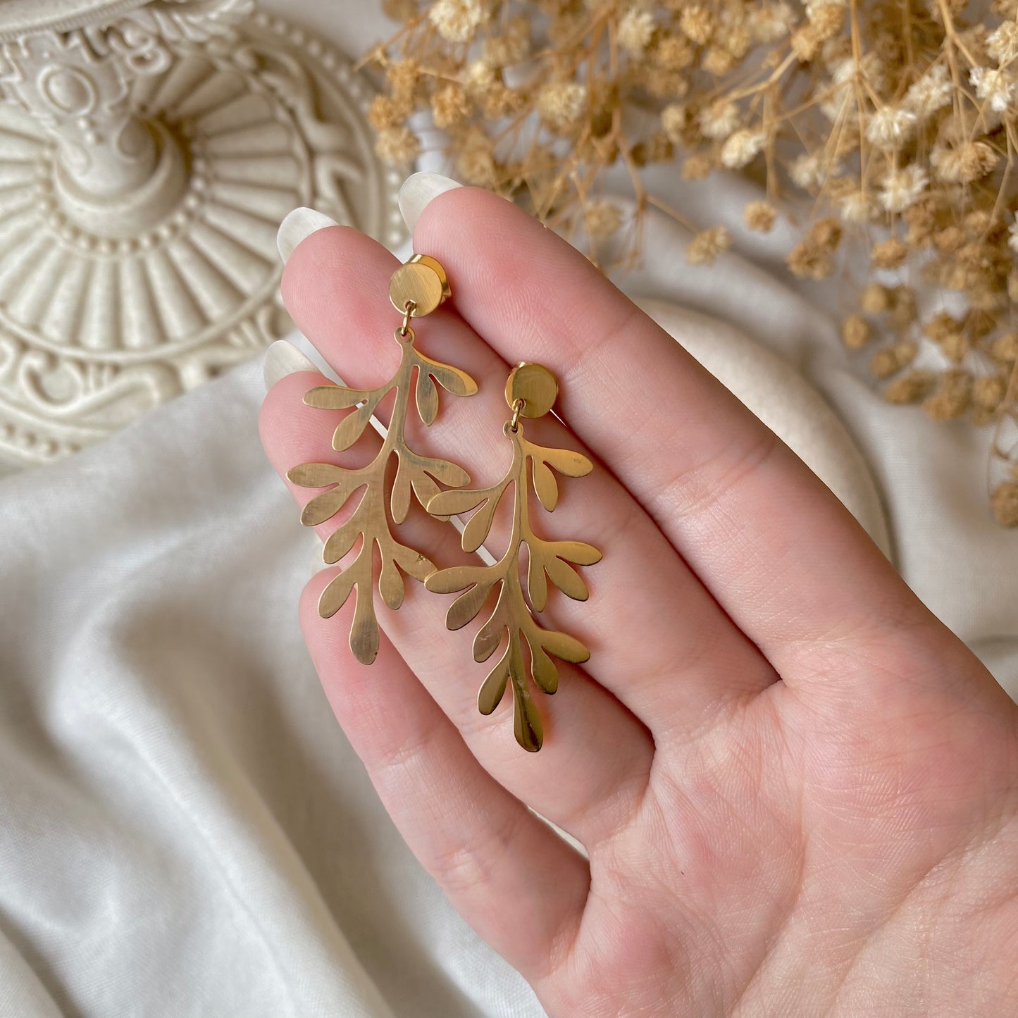 40483 gold plated Earrings